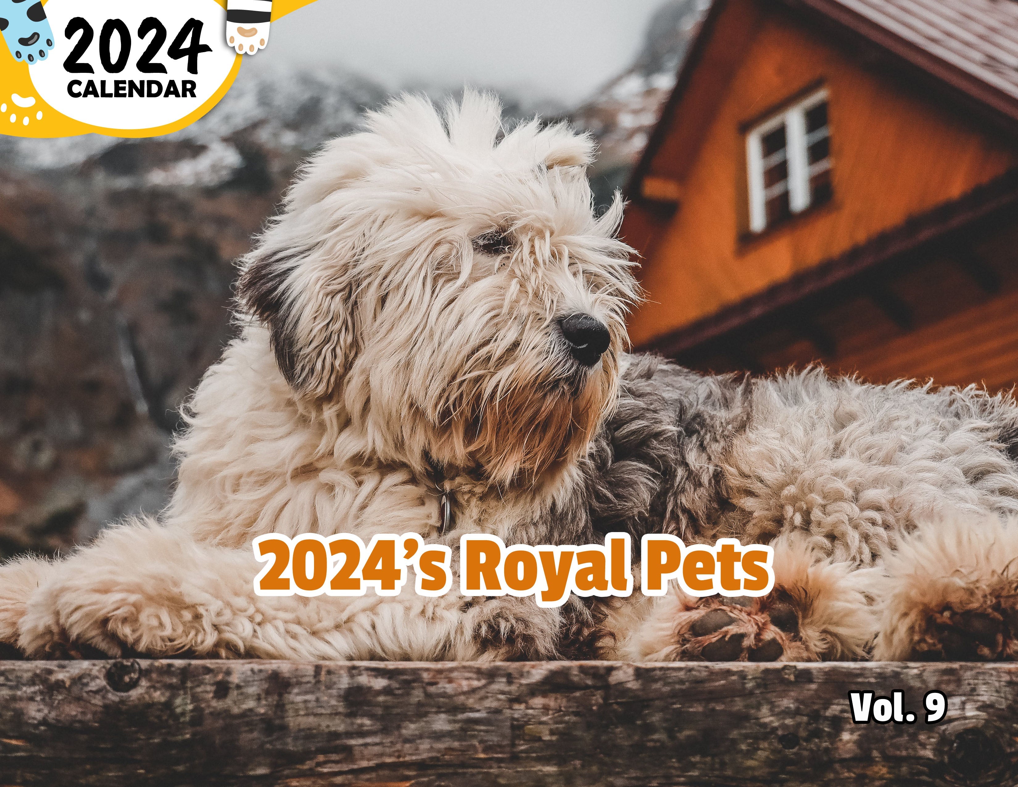 2024's Royal Pets Volume Nine: 2024 Wall Calendar (Published)