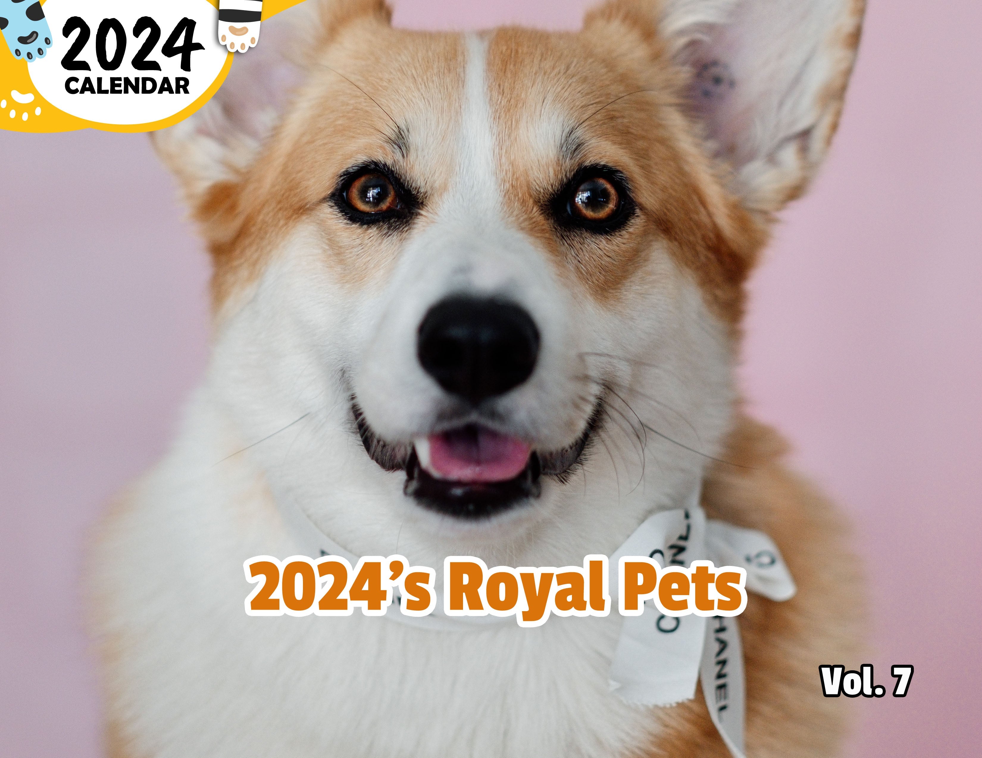 2024's Royal Pets Volume Seven: 2024 Wall Calendar (Published)