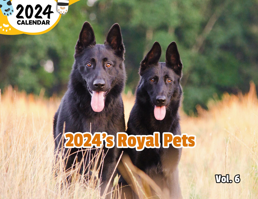 2024's Royal Pets Volume Six: 2024 Wall Calendar (Published)