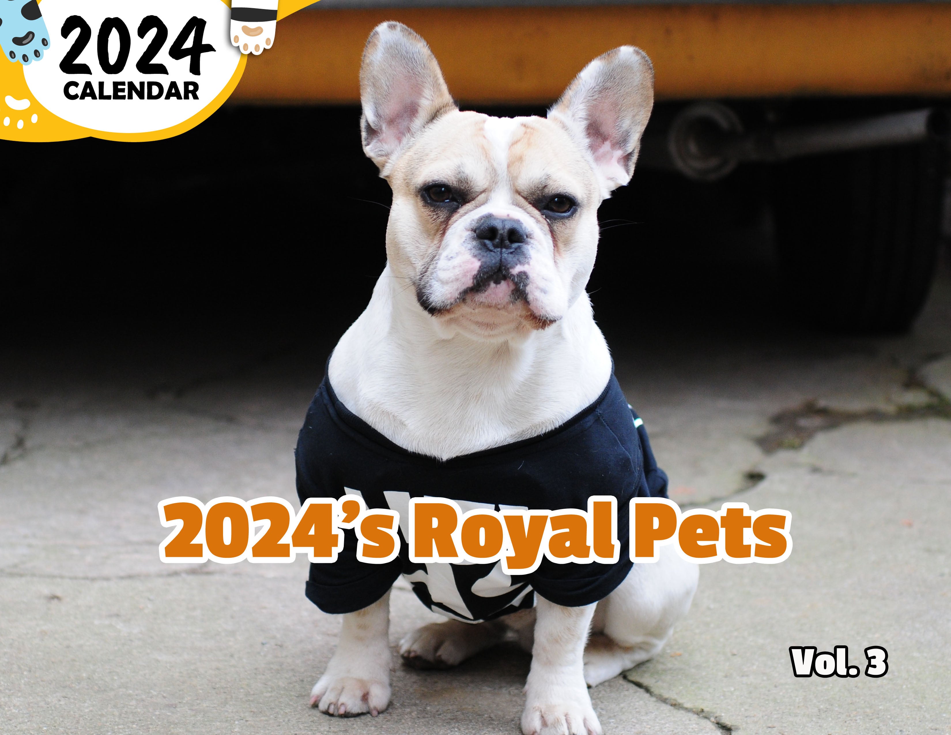 2024's Royal Pets Volume Three: 2024 Wall Calendar (Published)