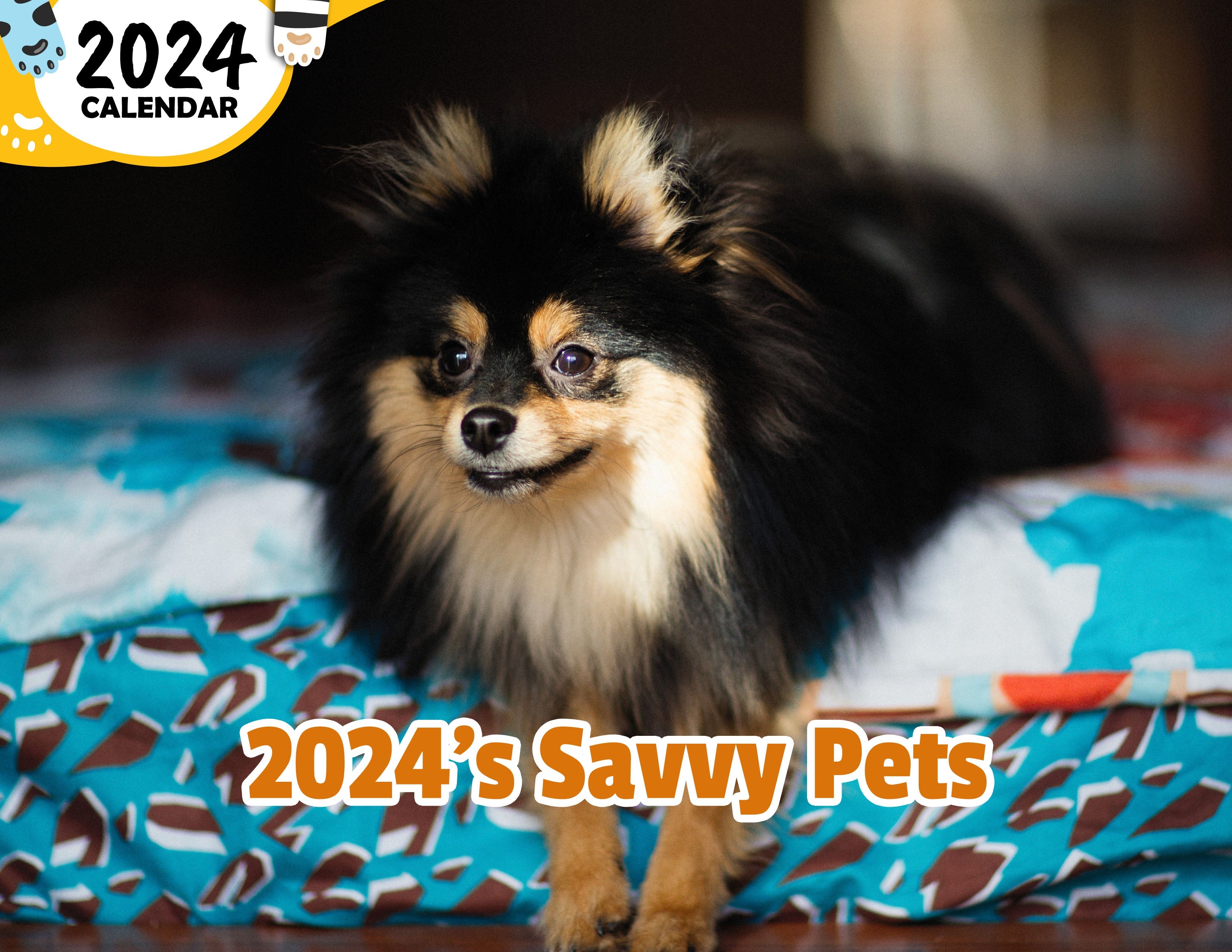 2024's Savvy Pets: 2024 Wall Calendar (Published)