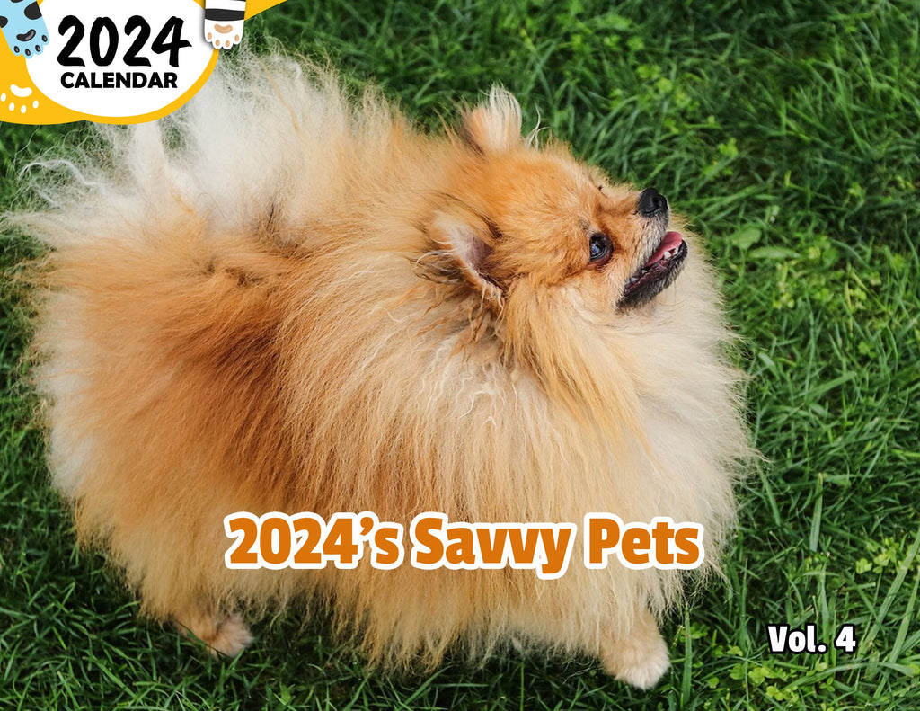 2024's Savvy Pets Volume Four: 2024 Wall Calendar (Published)