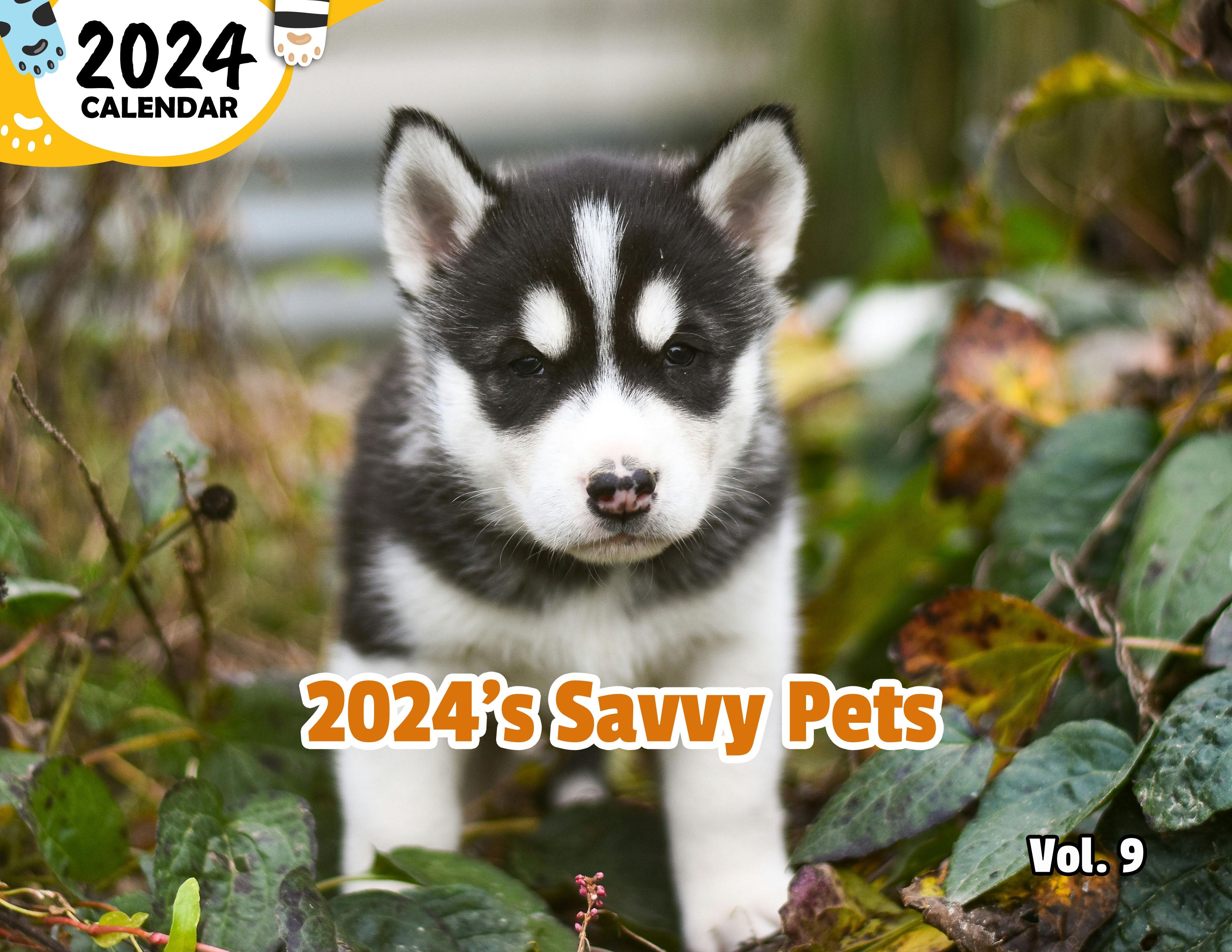 2024's Savvy Pets Volume Nine: 2024 Wall Calendar (Published)