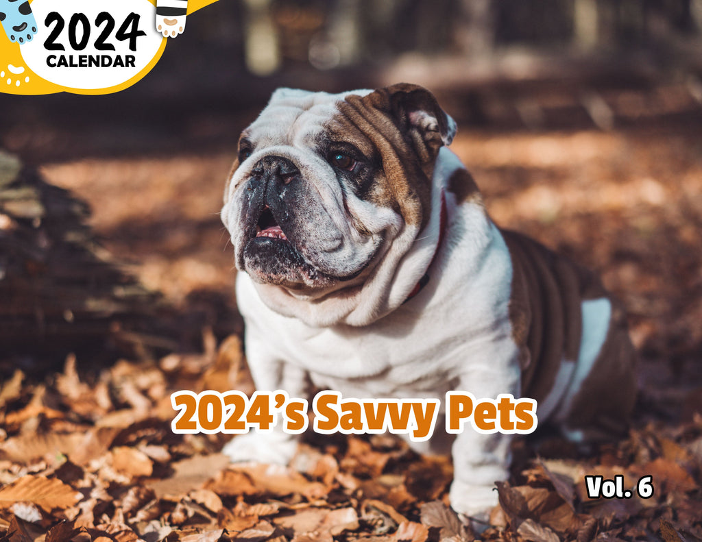 2024's Savvy Pets Volume Six: 2024 Wall Calendar (Published)