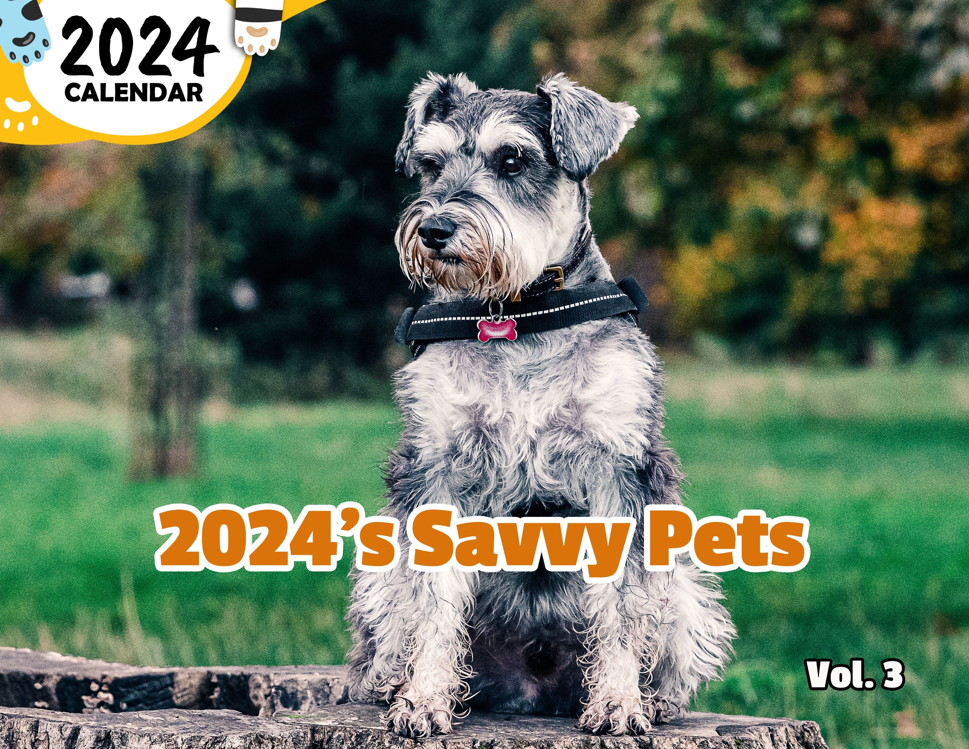 2024's Savvy Pets Volume Three: 2024 Wall Calendar (Published)
