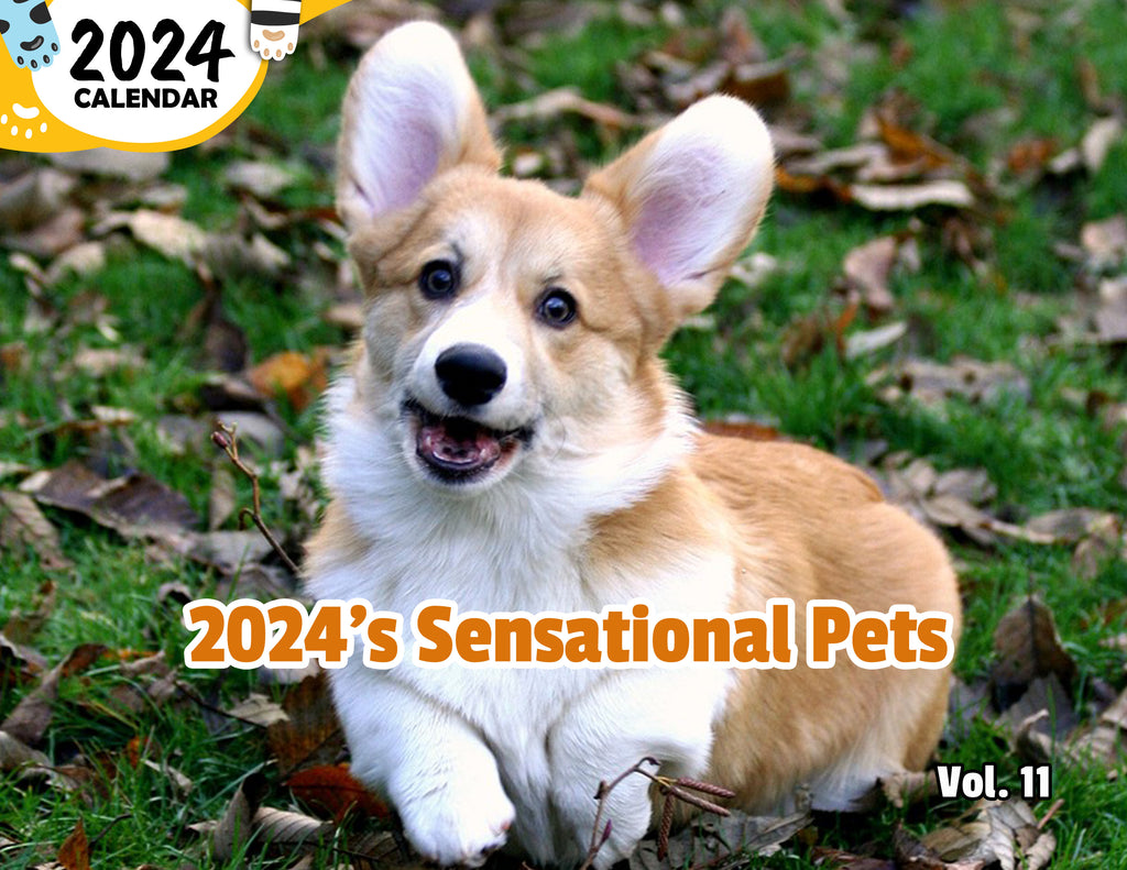 2024's Sensational Pets Volume Eleven: 2024 Wall Calendar (Published)