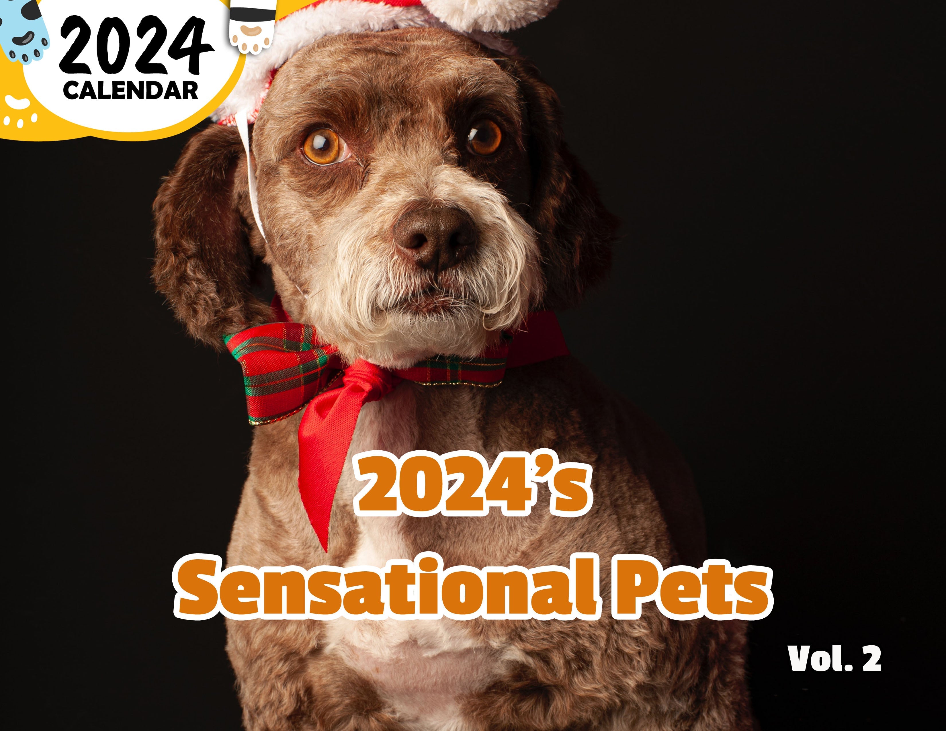 2024's Sensational Pets Volume Two: 2024 Wall Calendar (Published)