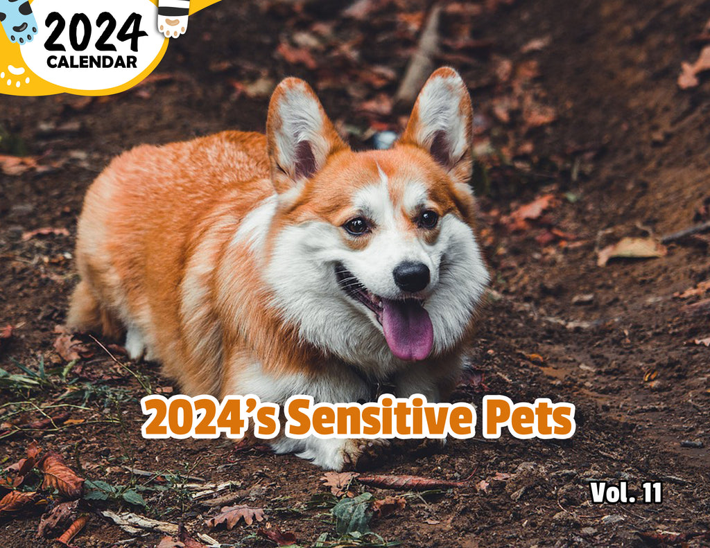 2024's Sensitive Pets Volume Eleven: 2024 Wall Calendar (Published)
