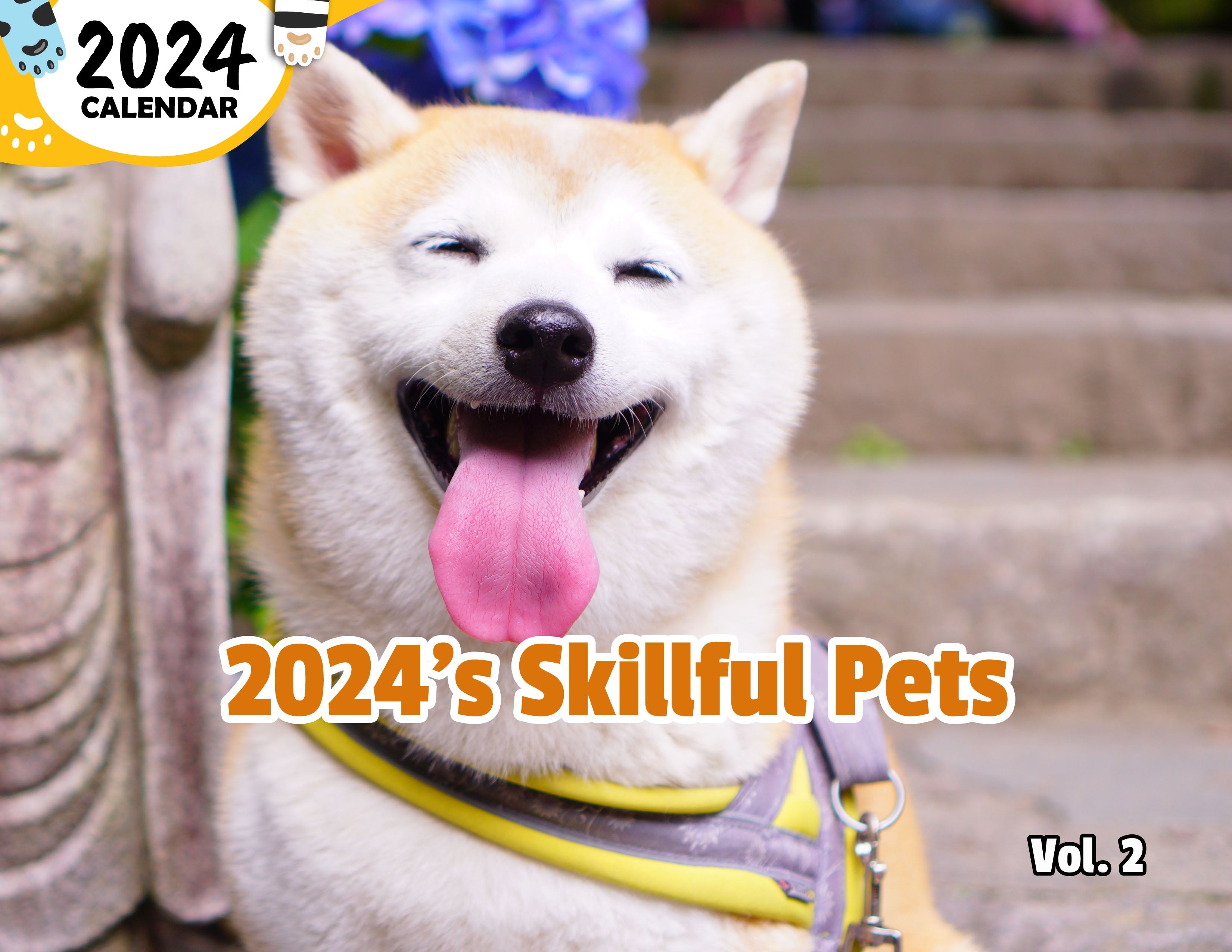 2024's Skillful Pets Volume Two: 2024 Wall Calendar (Published)