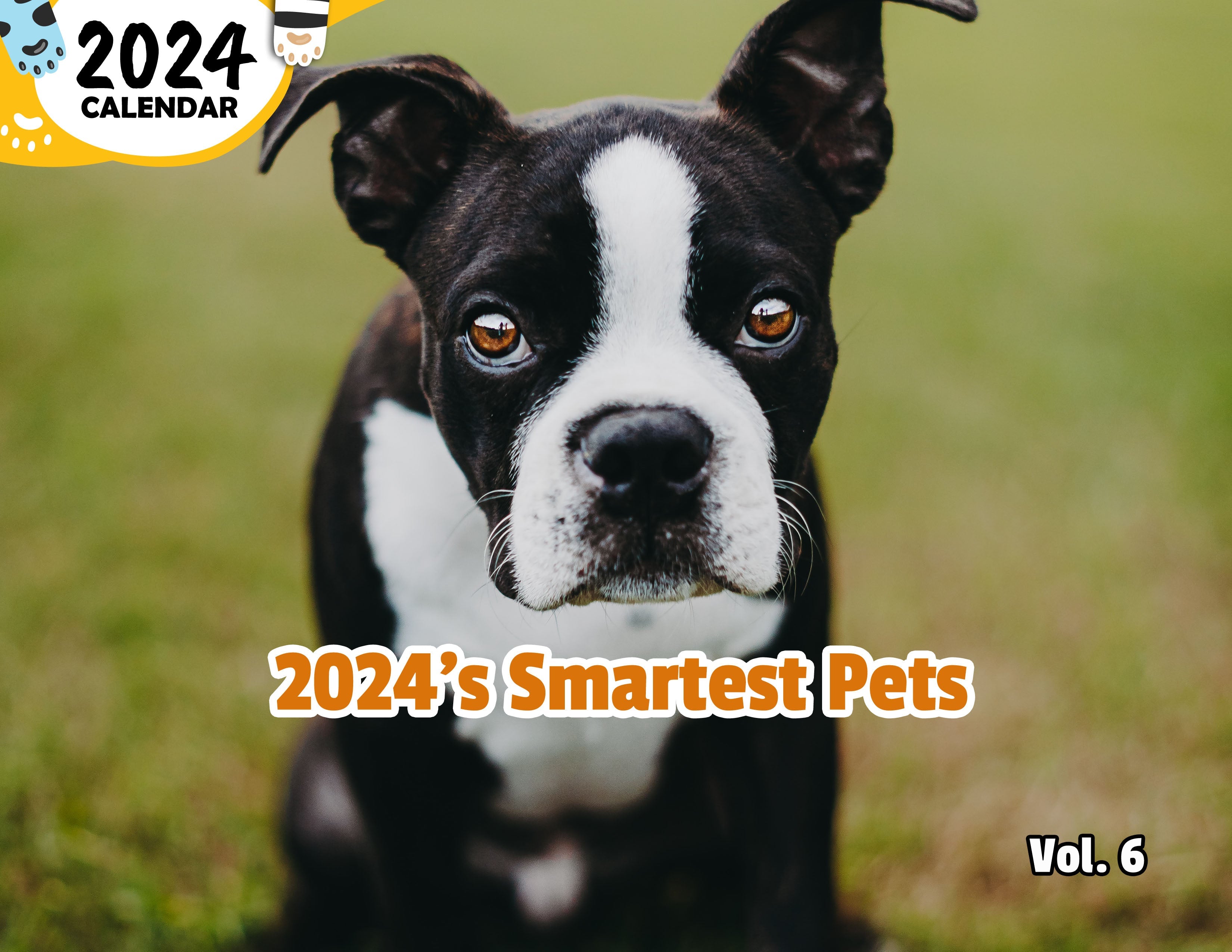 2024's Smartest Pets Volume Six: 2024 Wall Calendar (Published)