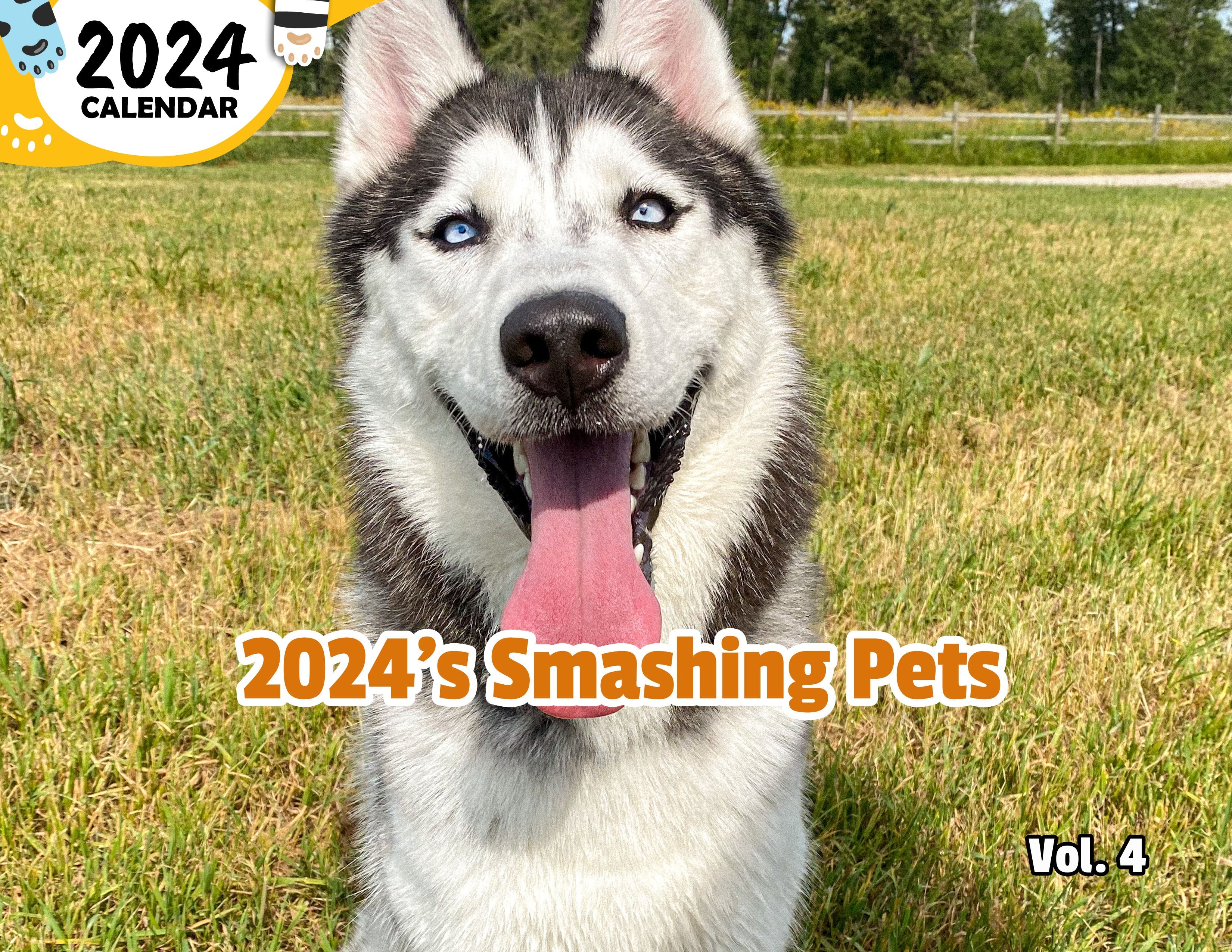 2024's Smashing Pets Volume Four: 2024 Wall Calendar (Published)
