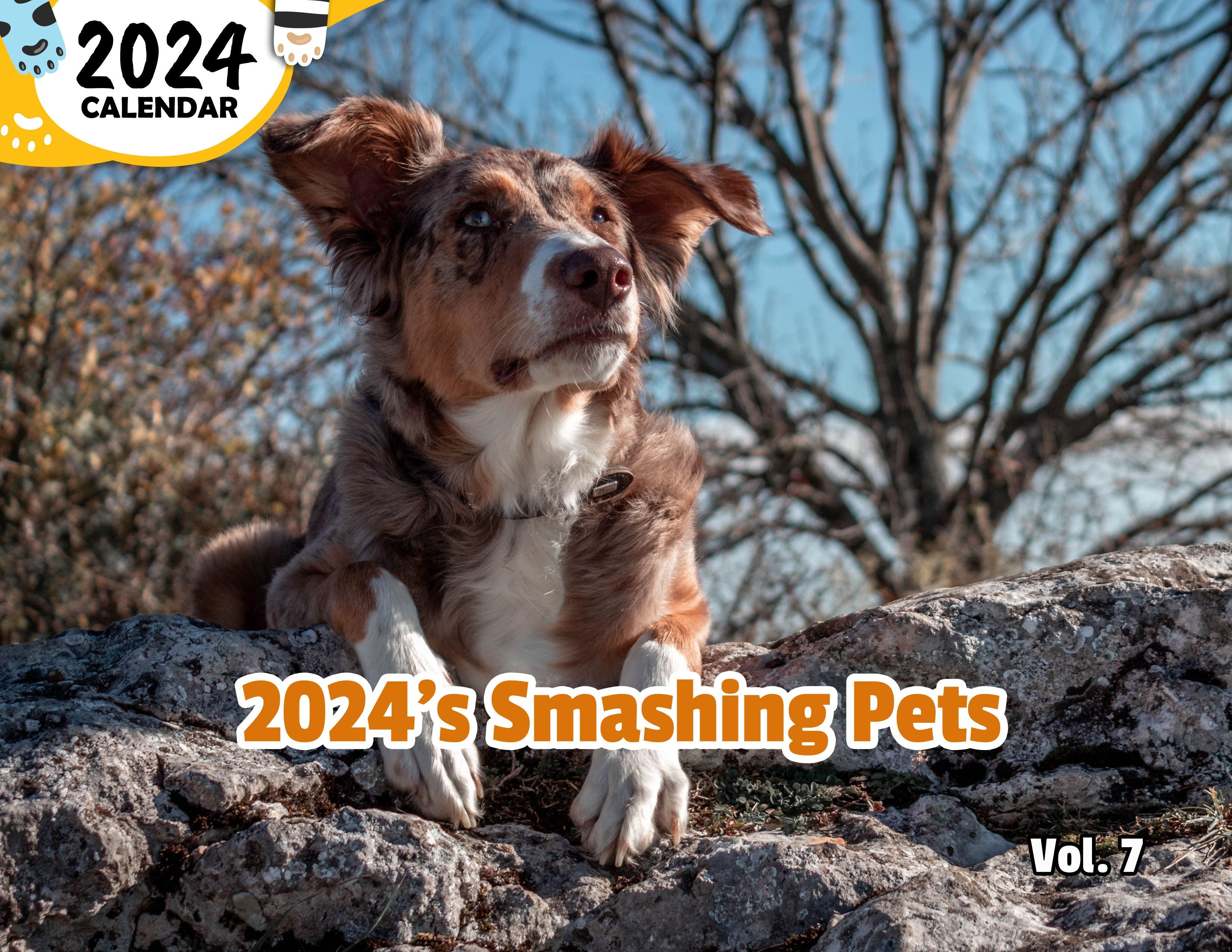 2024's Smashing Pets Volume Seven: 2024 Wall Calendar (Published)