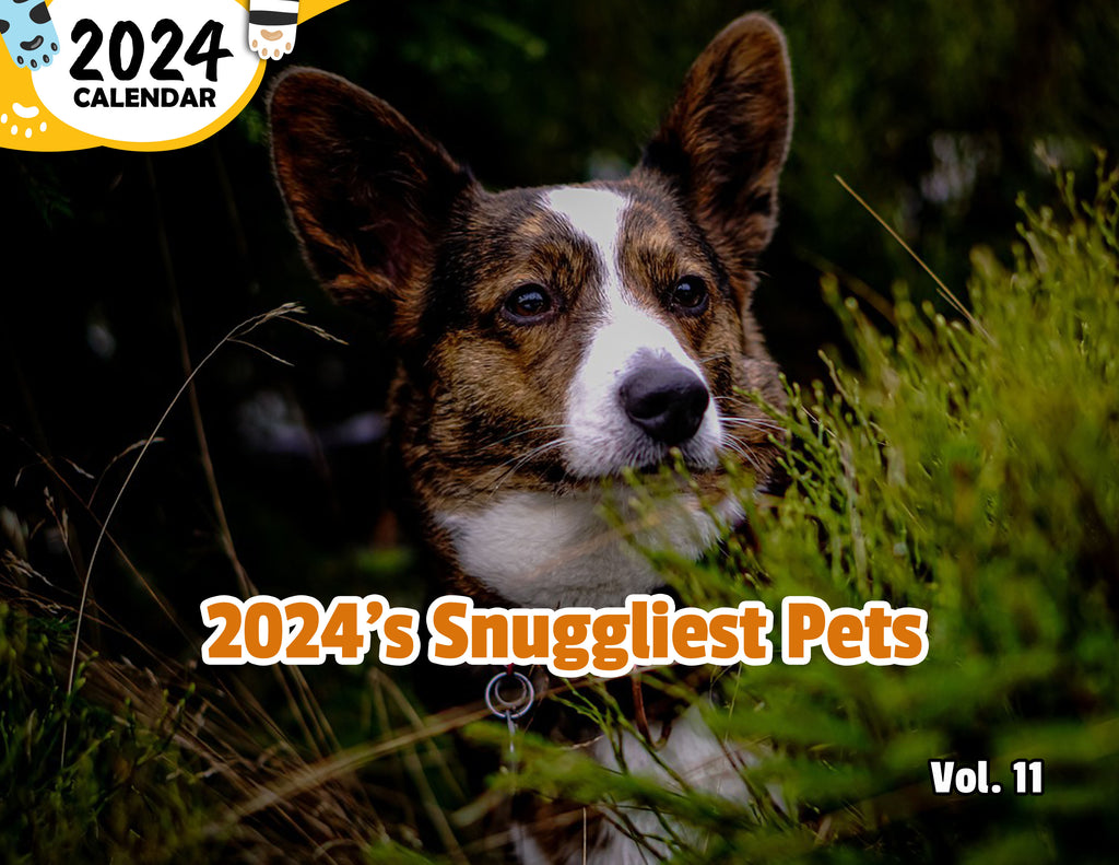 2024's Snuggliest Pets Volume Eleven: 2024 Wall Calendar (Published)
