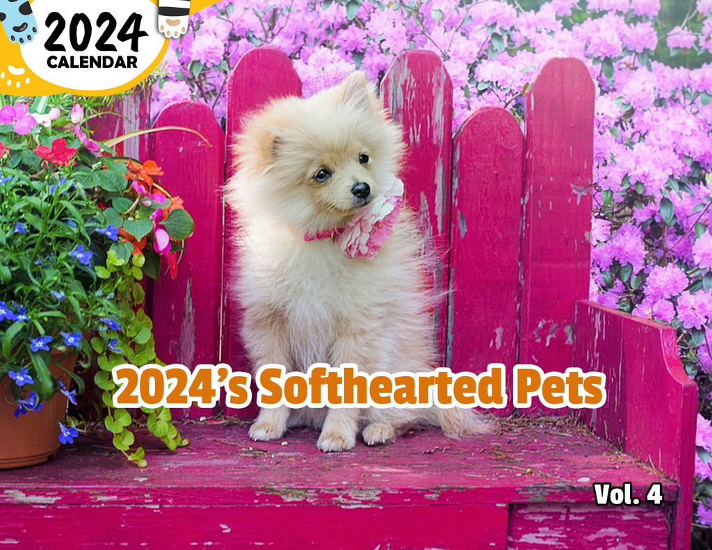 2024's Softhearted Pets Volume Four: 2024 Wall Calendar (Published)