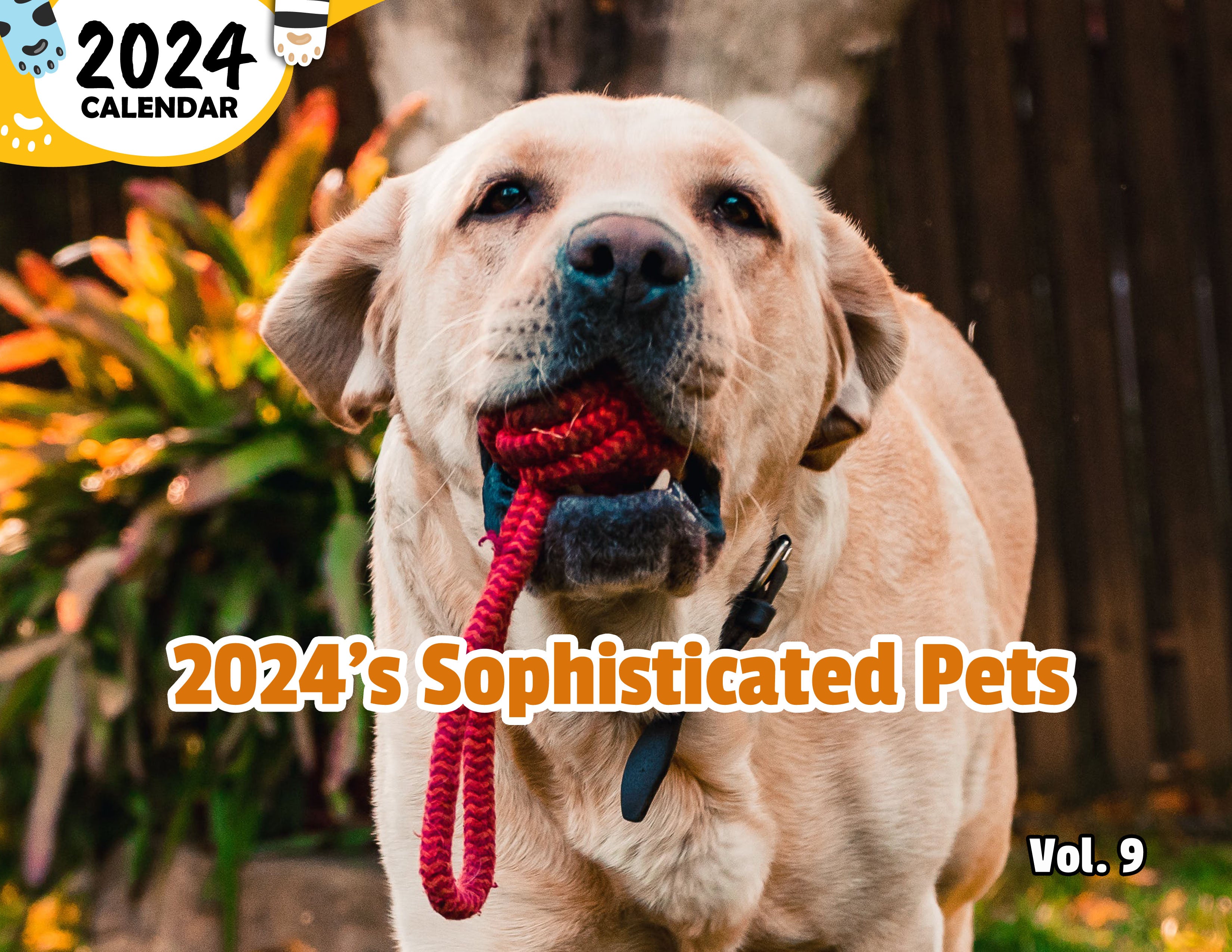 2024's Sophisticated Pets Volume Nine: 2024 Wall Calendar (Published)