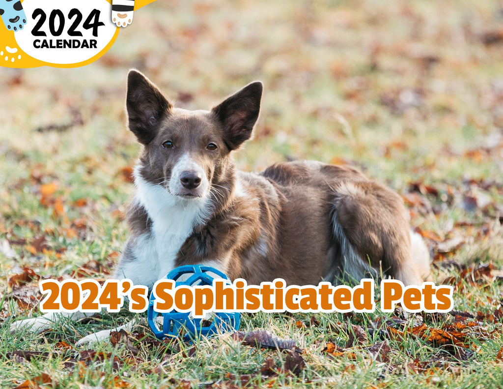 2024's Sophisticated Pets: 2024 Wall Calendar (Published)