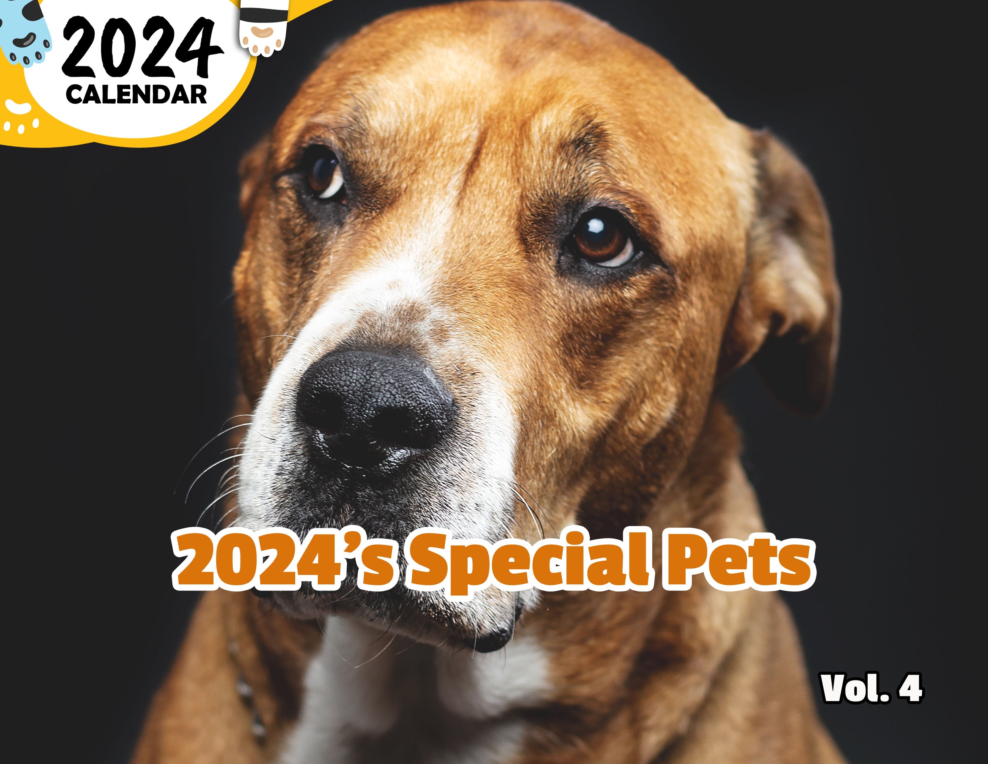 2024's Special Pets Volume Four: 2024 Wall Calendar (Published)