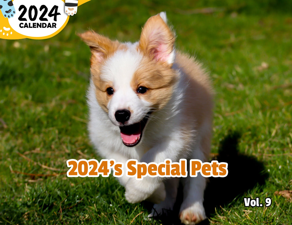 2024's Special Pets Volume Nine: 2024 Wall Calendar (Published)