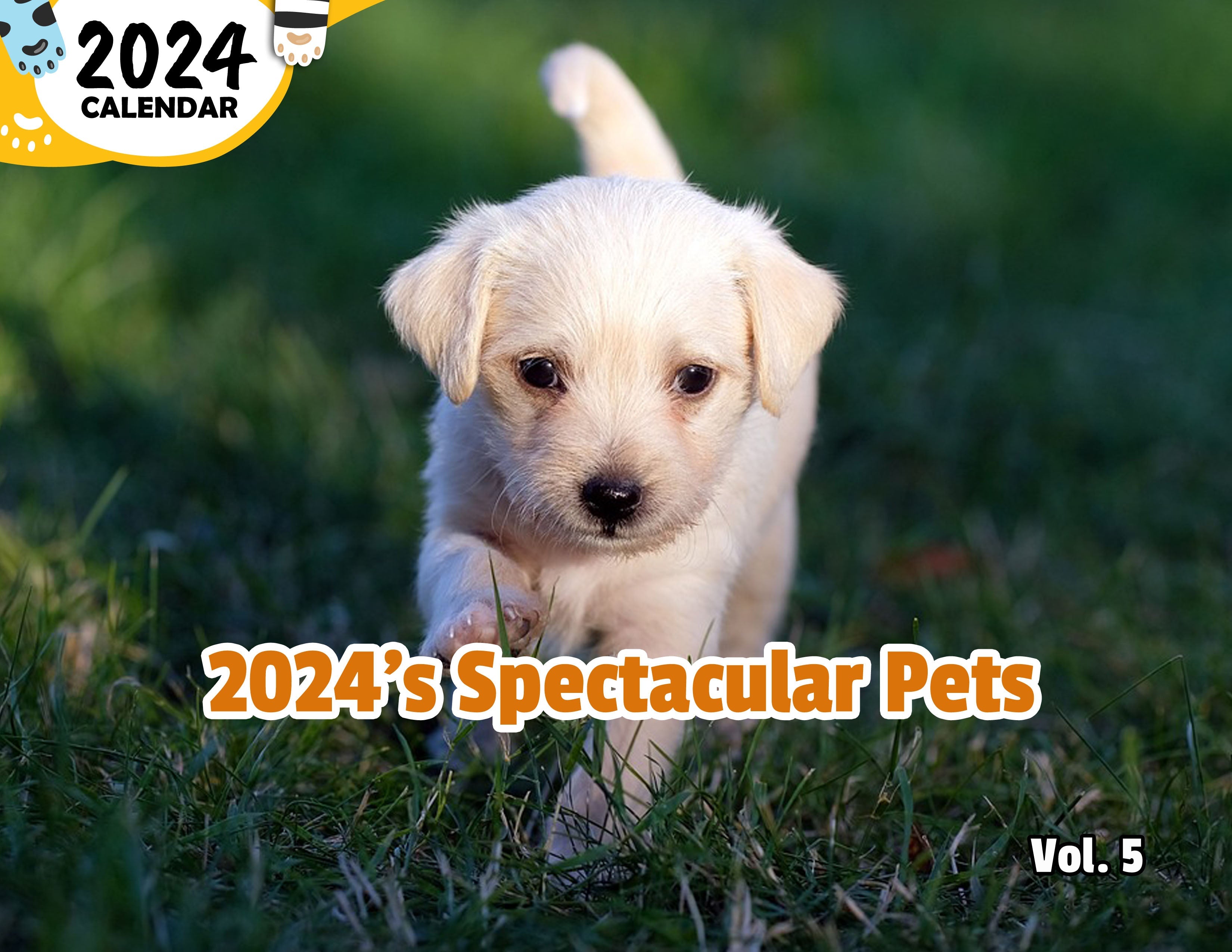 2024's Spectacular Pets Volume Five: 2024 Wall Calendar (Published)
