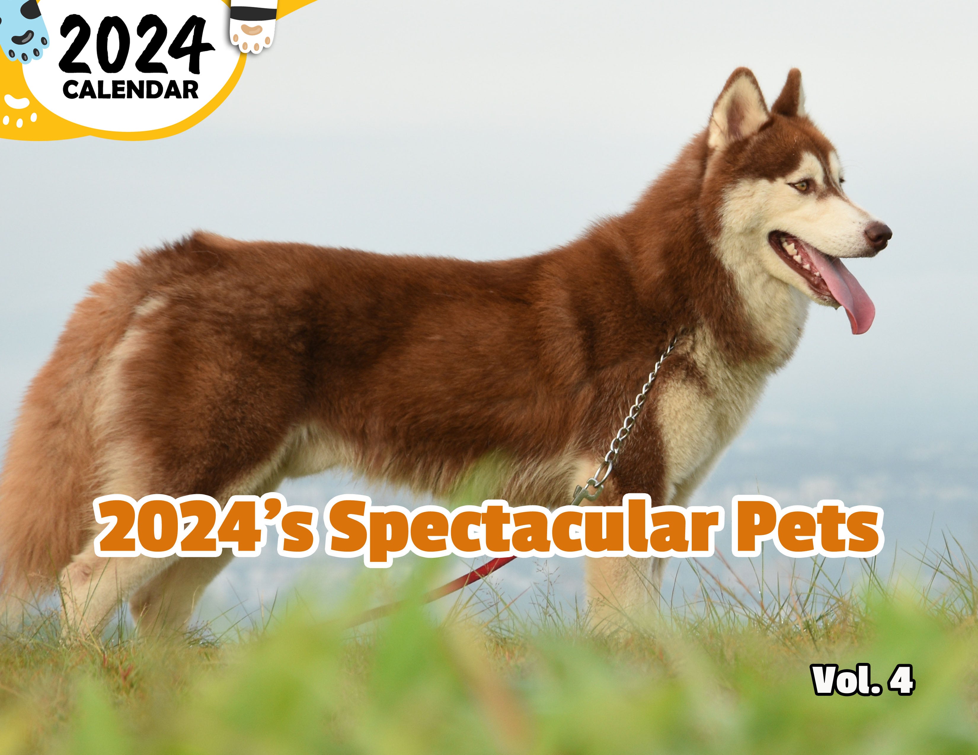 2024's Spectacular Pets Volume Four: 2024 Wall Calendar (Published)