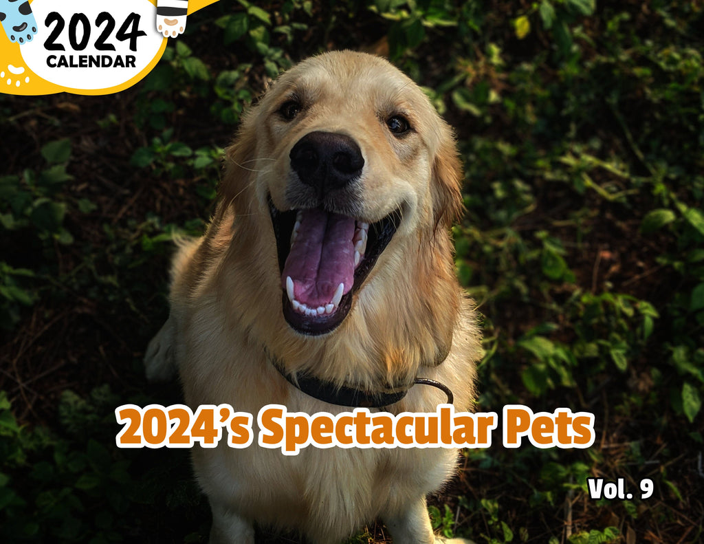 2024's Spectacular Pets Volume Nine: 2024 Wall Calendar (Published)