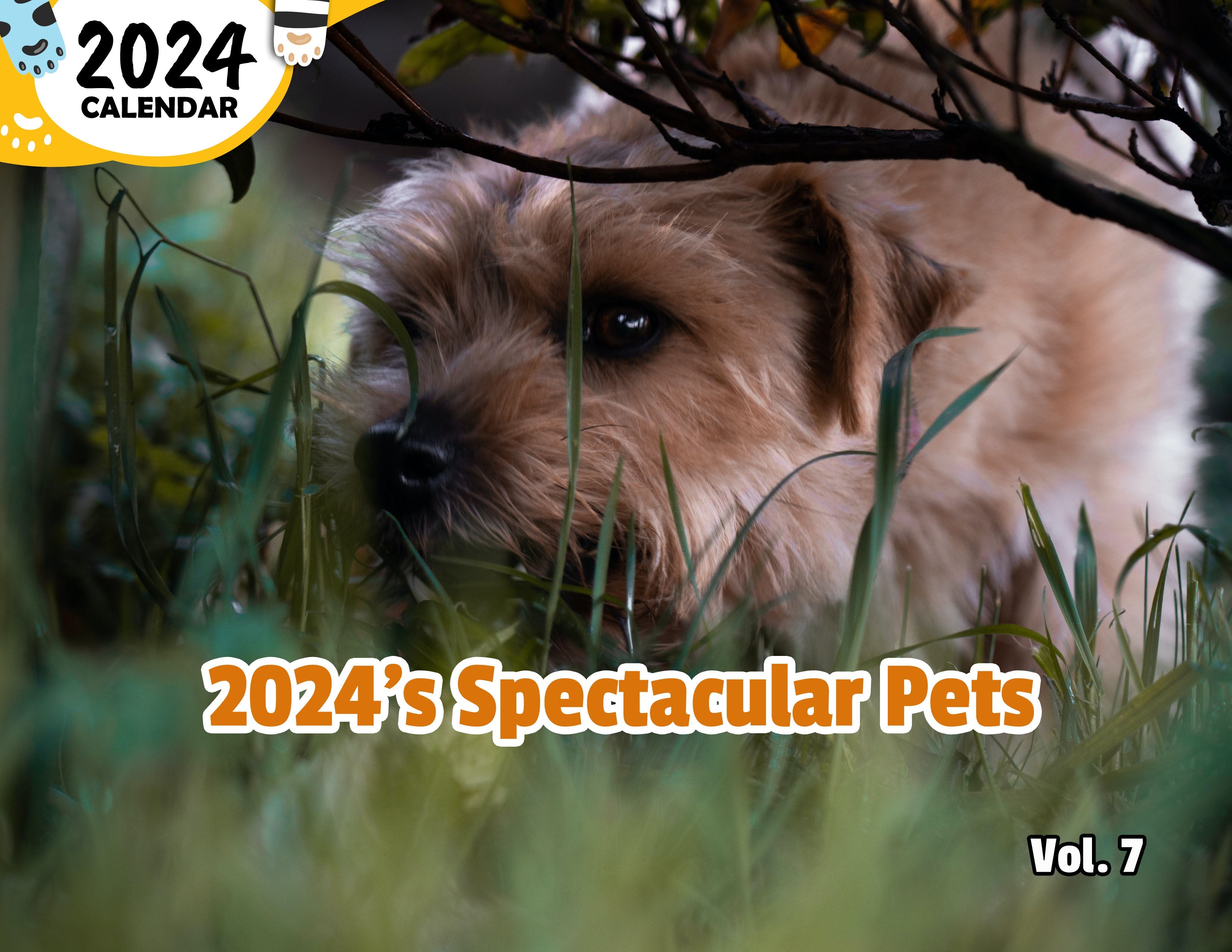 2024's Spectacular Pets Volume Seven: 2024 Wall Calendar (Published)