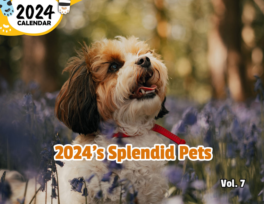 2024's Splendid Pets Volume Seven: 2024 Wall Calendar (Published)