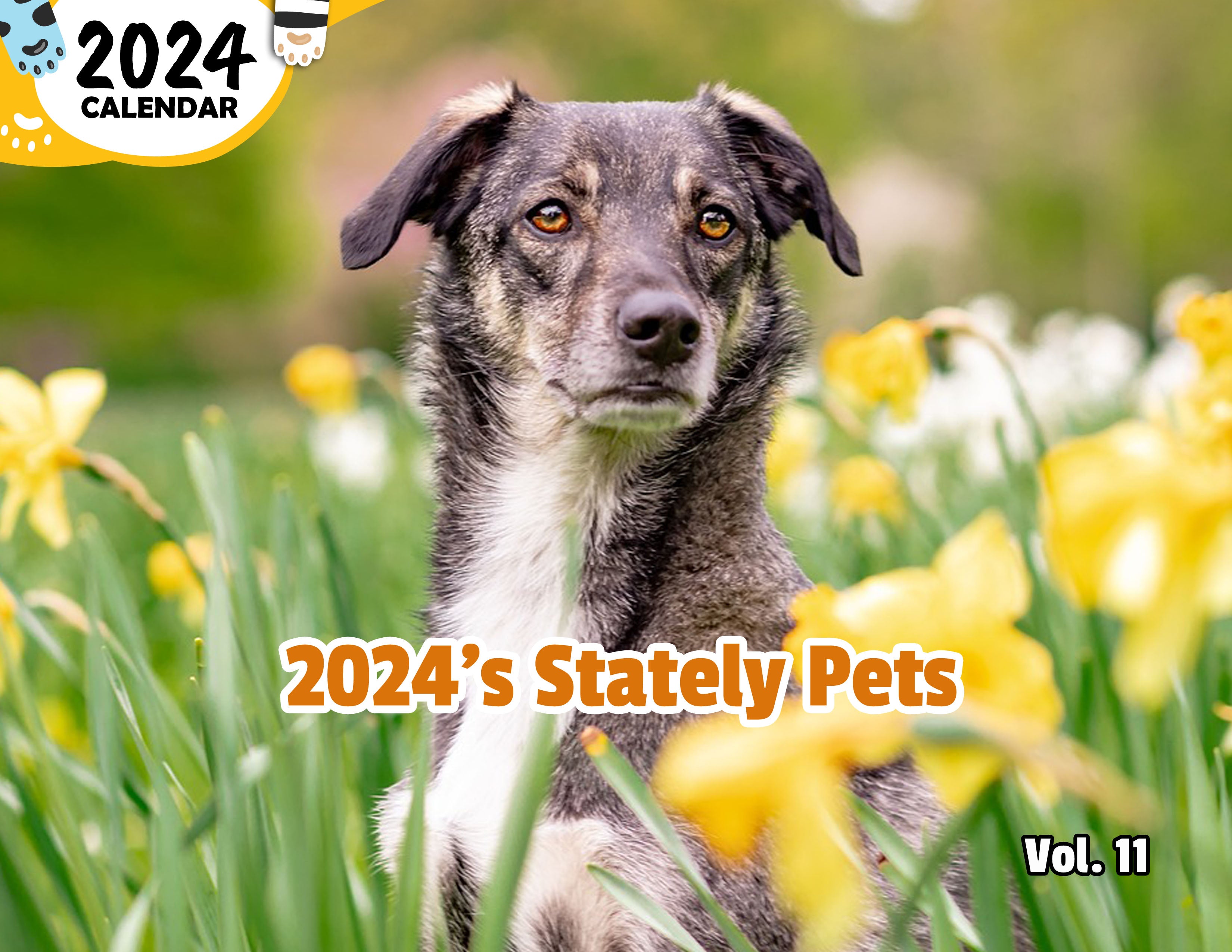 2024's Stately Pets Volume Eleven: 2024 Wall Calendar (Published)