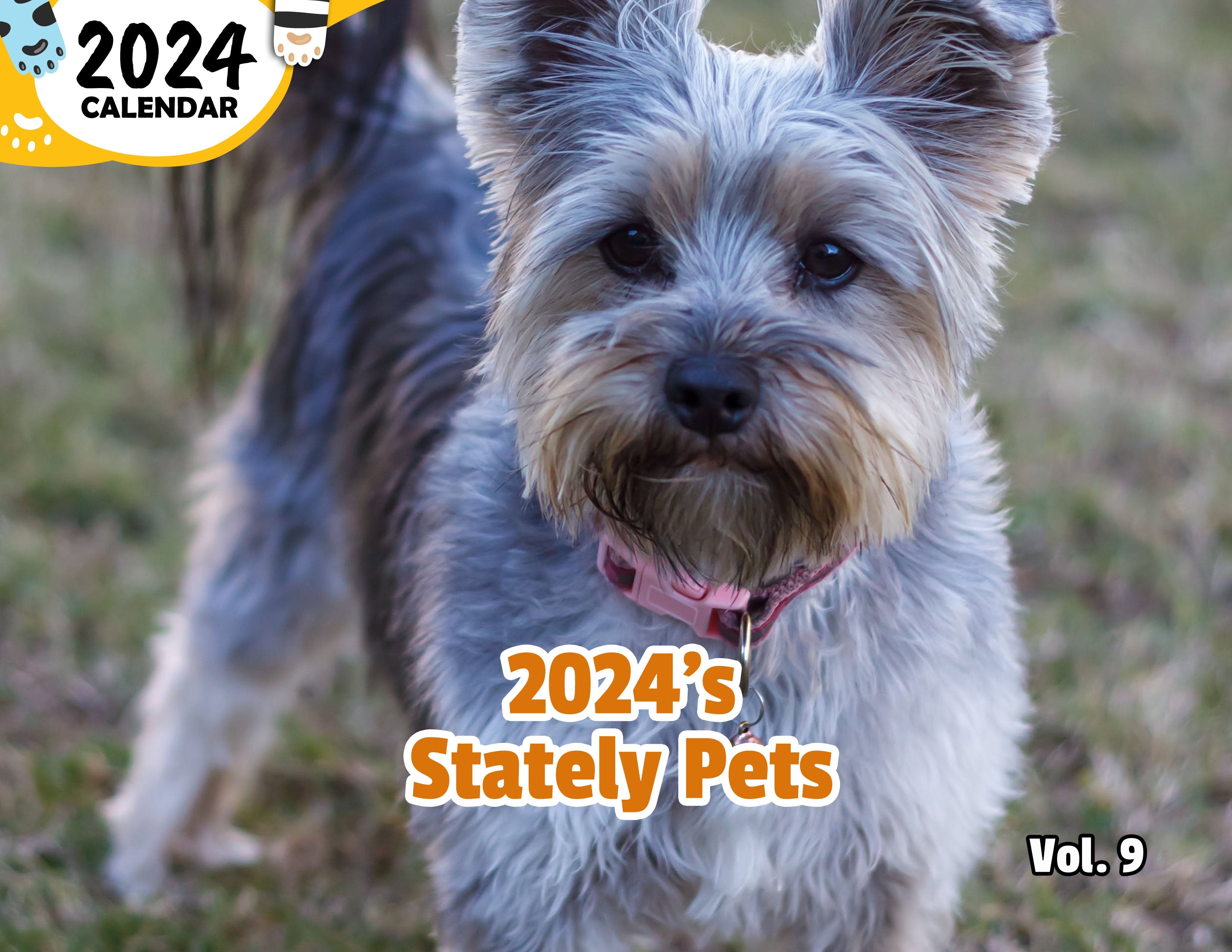 2024's Stately Pets Volume Nine: 2024 Wall Calendar (Published)