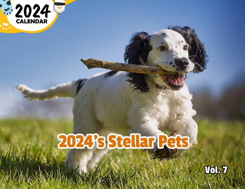 2024's Stellar Pets Volume Seven: 2024 Wall Calendar (Published)