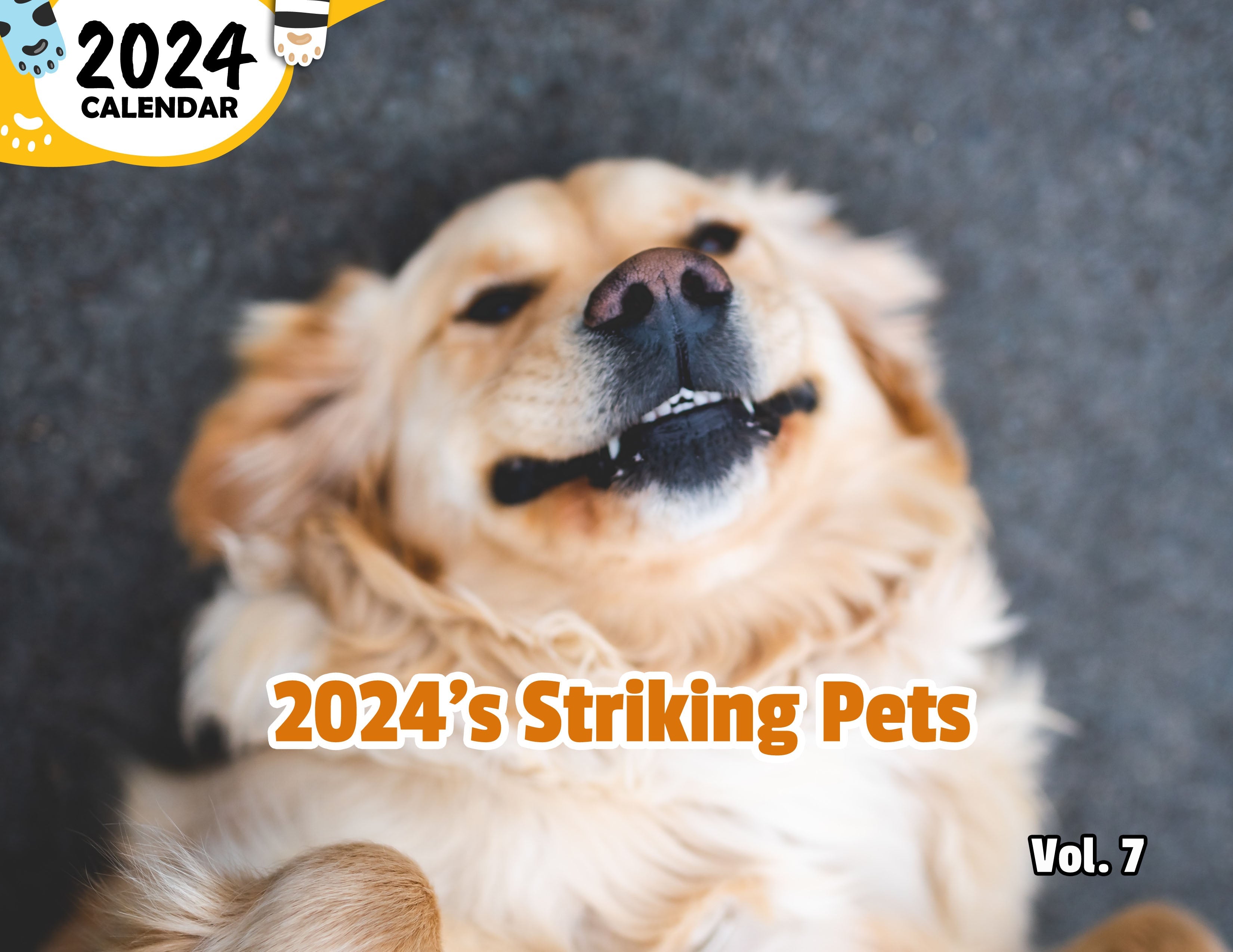 2024's Striking Pets Volume Seven: 2024 Wall Calendar (Published)