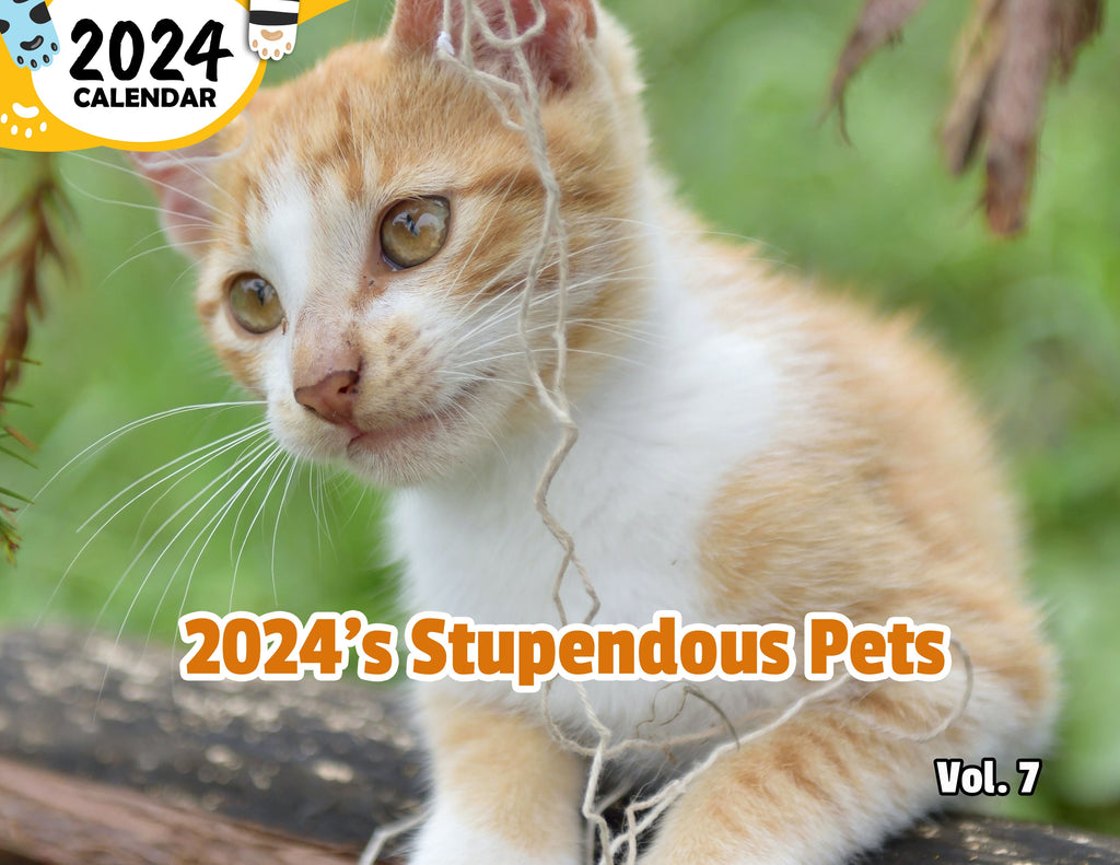 2024's Stupendous Pets Volume Seven: 2024 Wall Calendar (Published)