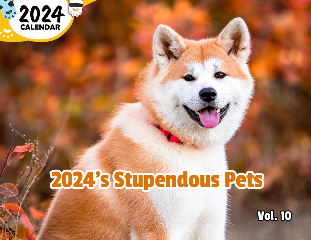 2024's Stupendous Pets Volume Ten: 2024 Wall Calendar (Published)