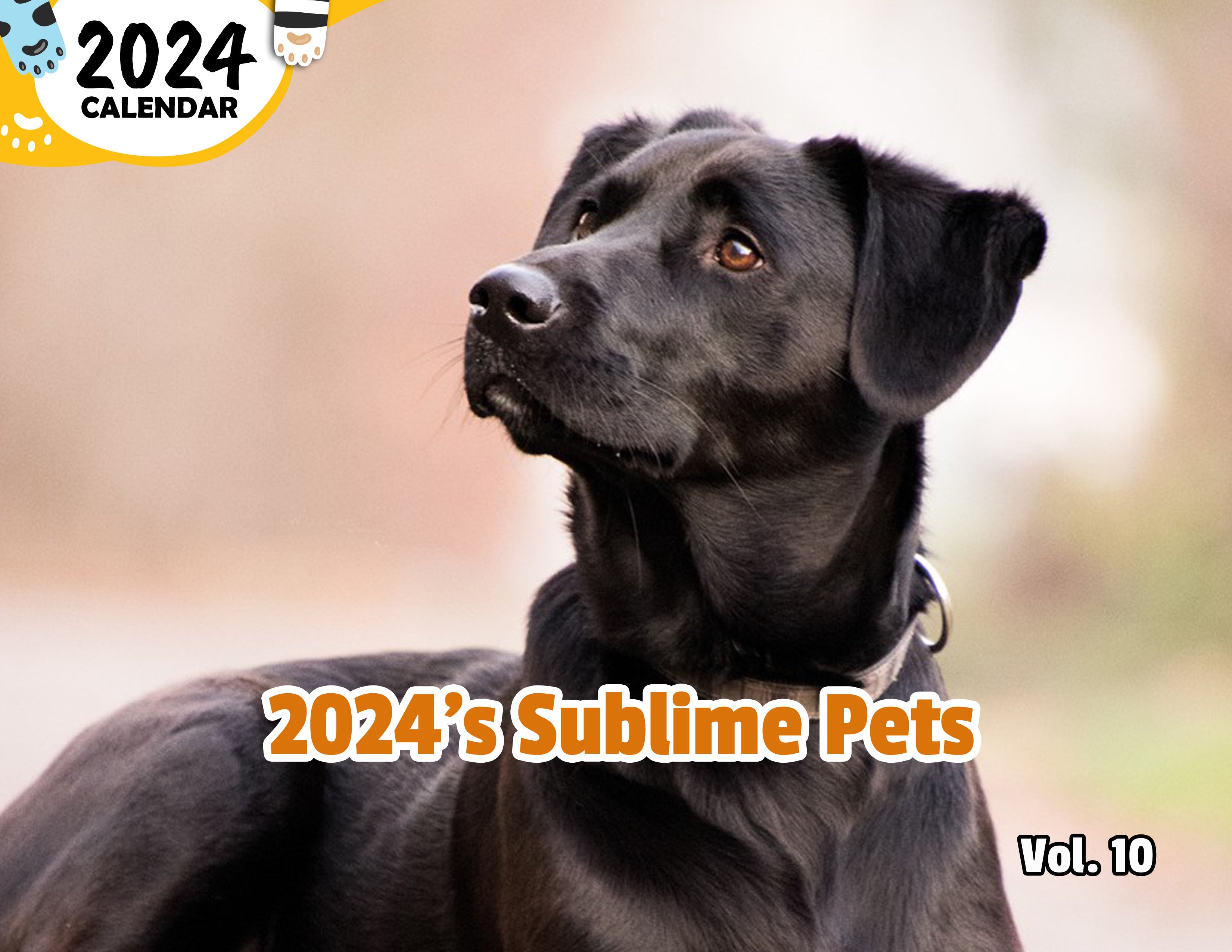 2024's Sublime Pets Volume Ten: 2024 Wall Calendar (Published)