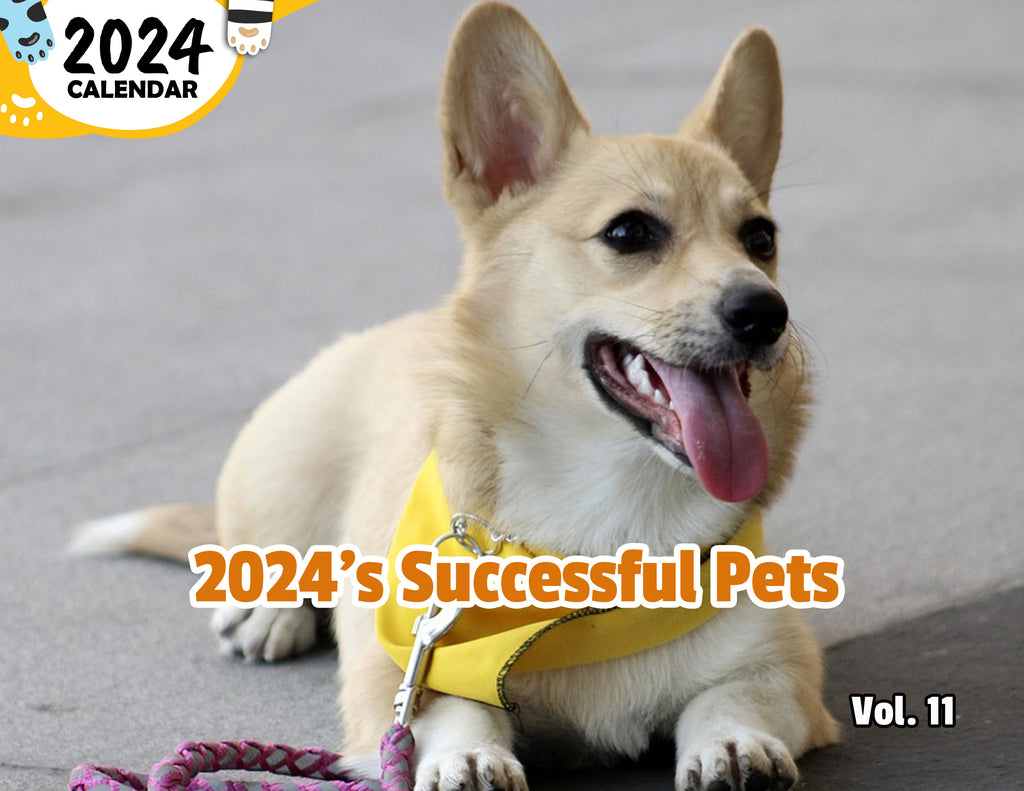 2024's Successful Pets Volume Eleven: 2024 Wall Calendar (Published)