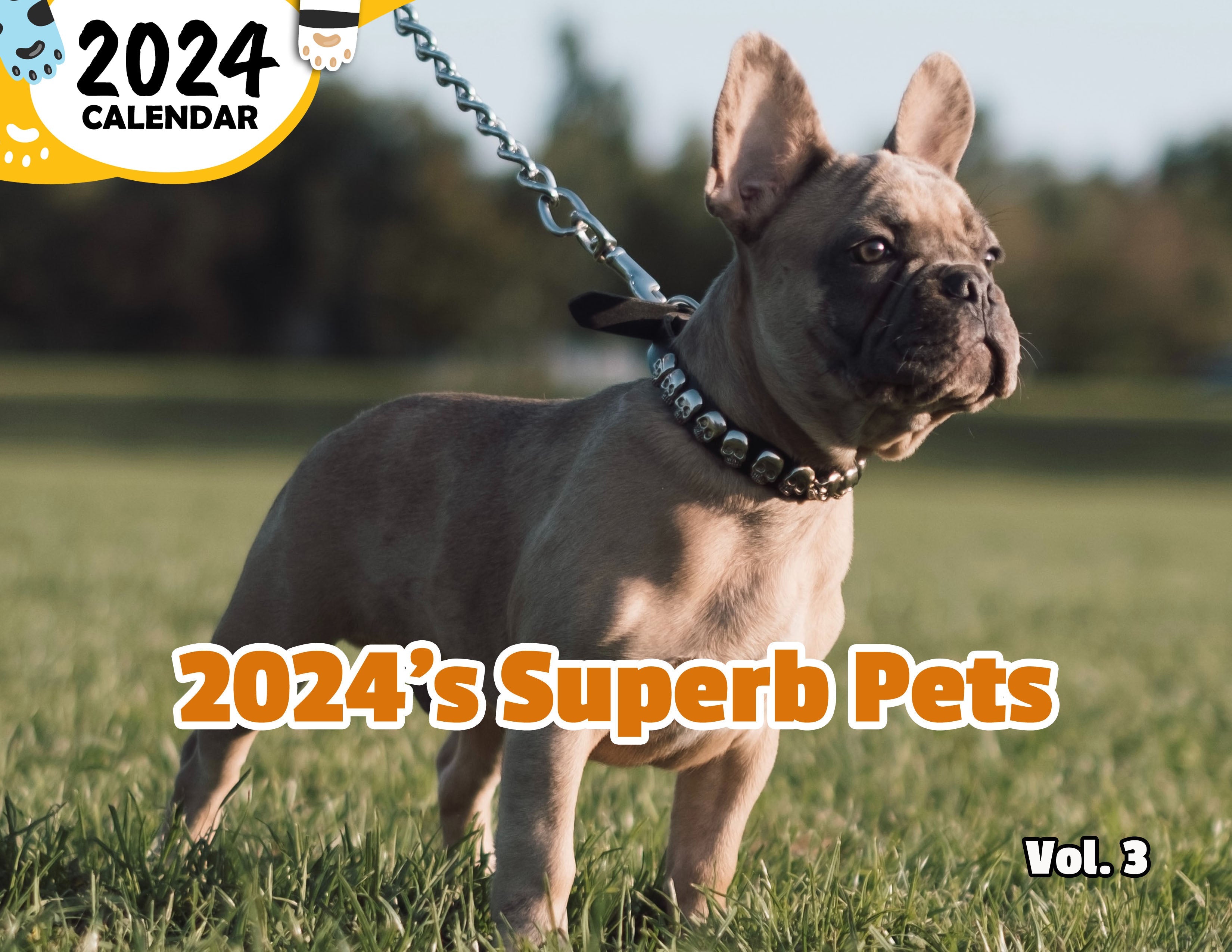 2024's Superb Pets Volume Three: 2024 Wall Calendar (Published)