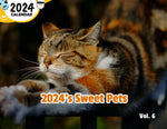 2024's Sweet Pets Volume Six: 2024 Wall Calendar (Published)