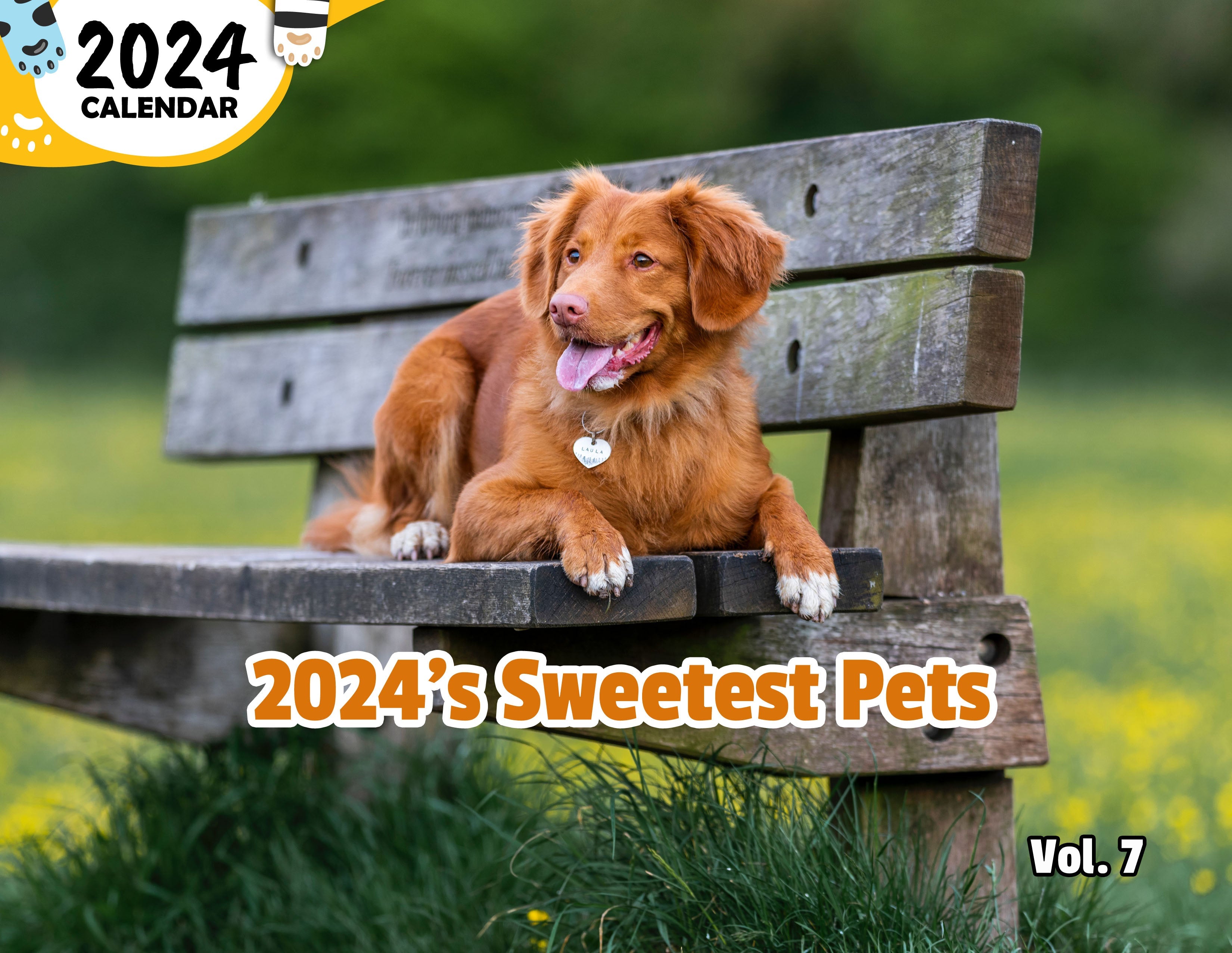 2024's Sweetest Pets Volume Seven: 2024 Wall Calendar (Published)