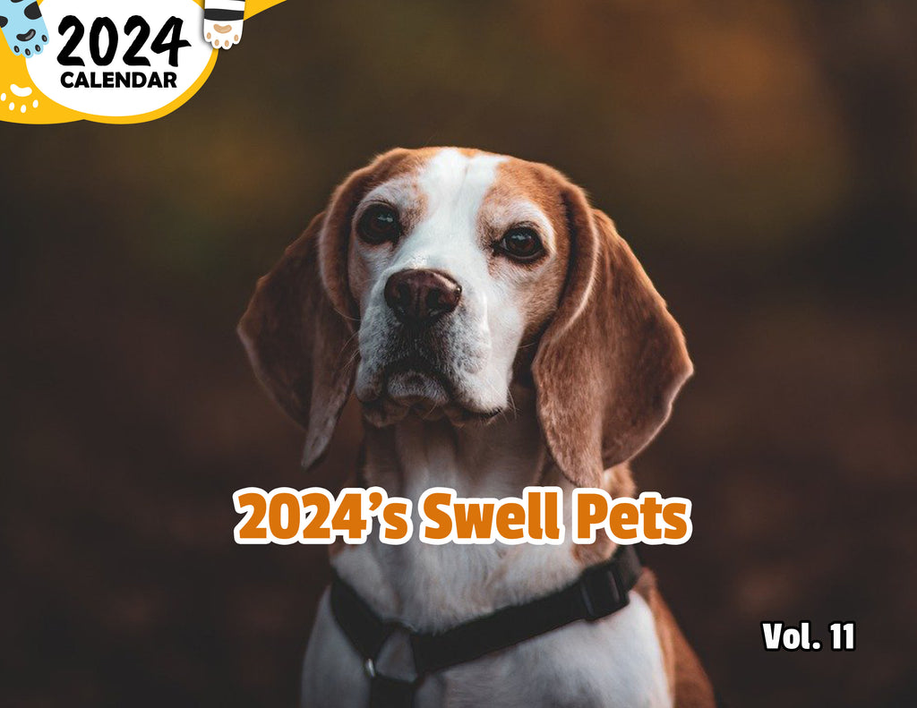 2024's Swell Pets Volume Eleven: 2024 Wall Calendar (Published)