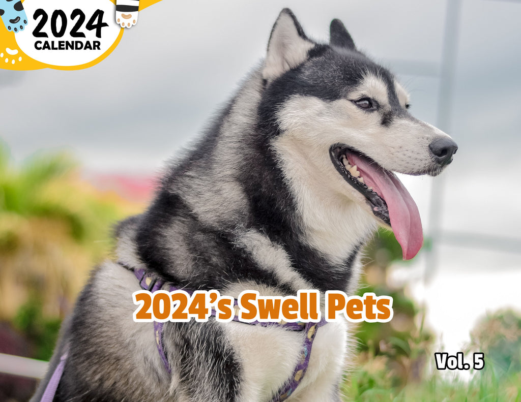 2024's Swell Pets Volume Five: 2024 Wall Calendar (Published)