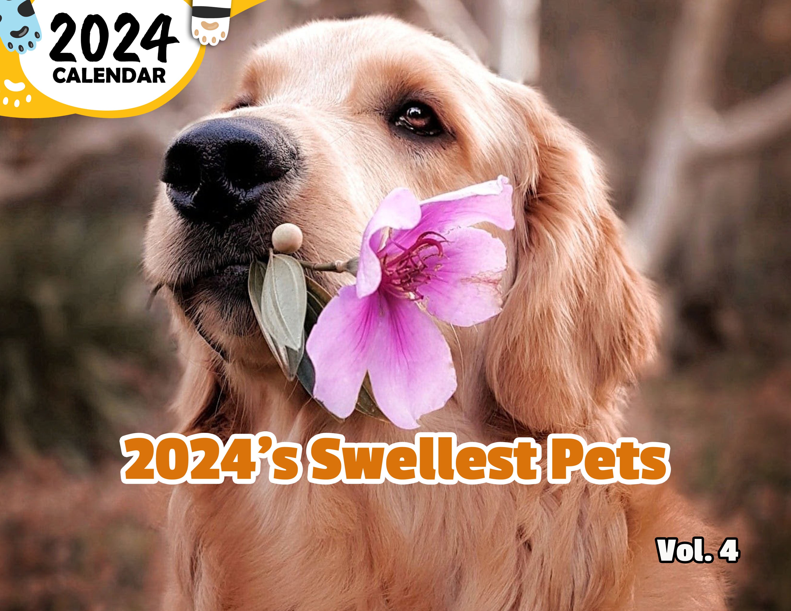 2024's Swellest Pets Volume Four: 2024 Wall Calendar (Published)