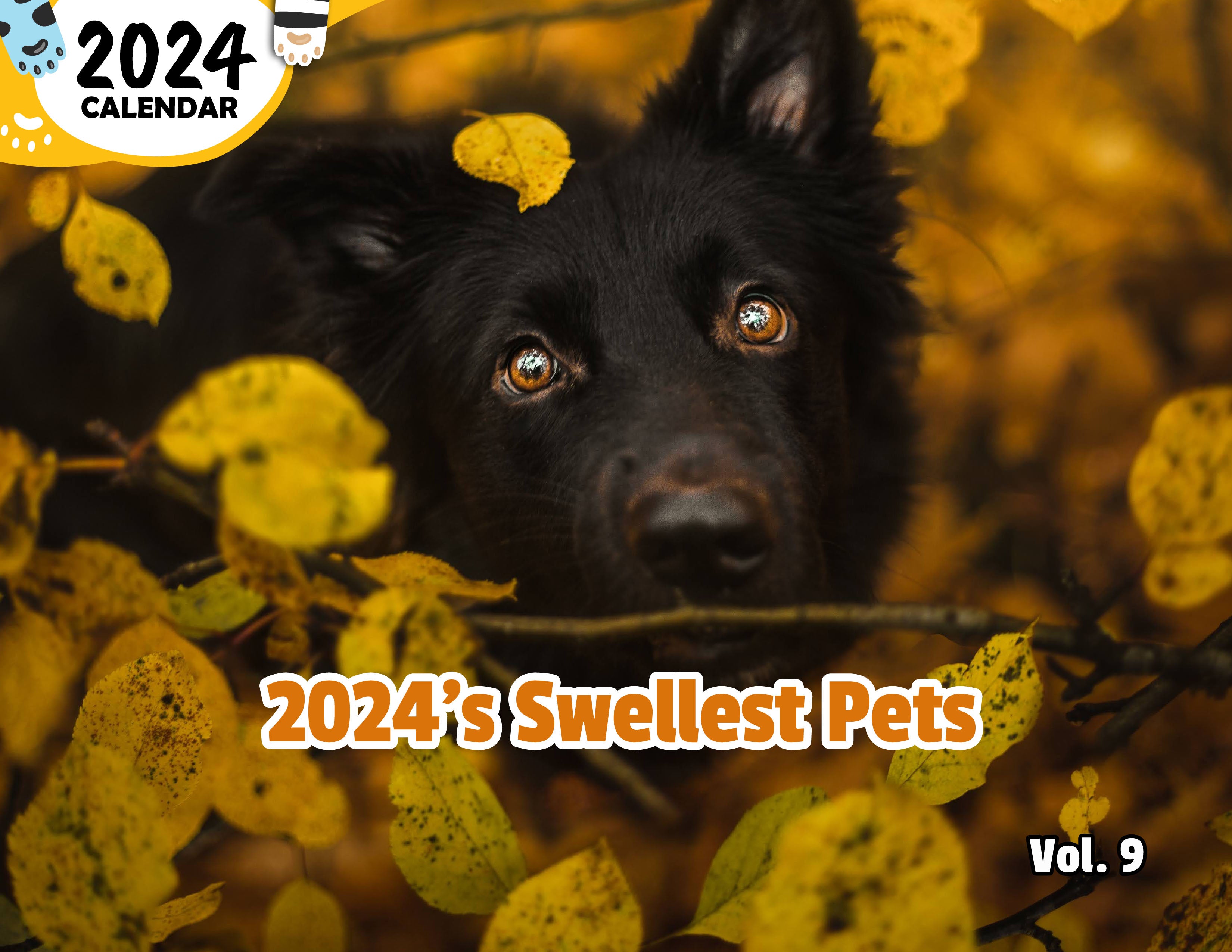 2024's Swellest Pets Volume Nine: 2024 Wall Calendar (Published)