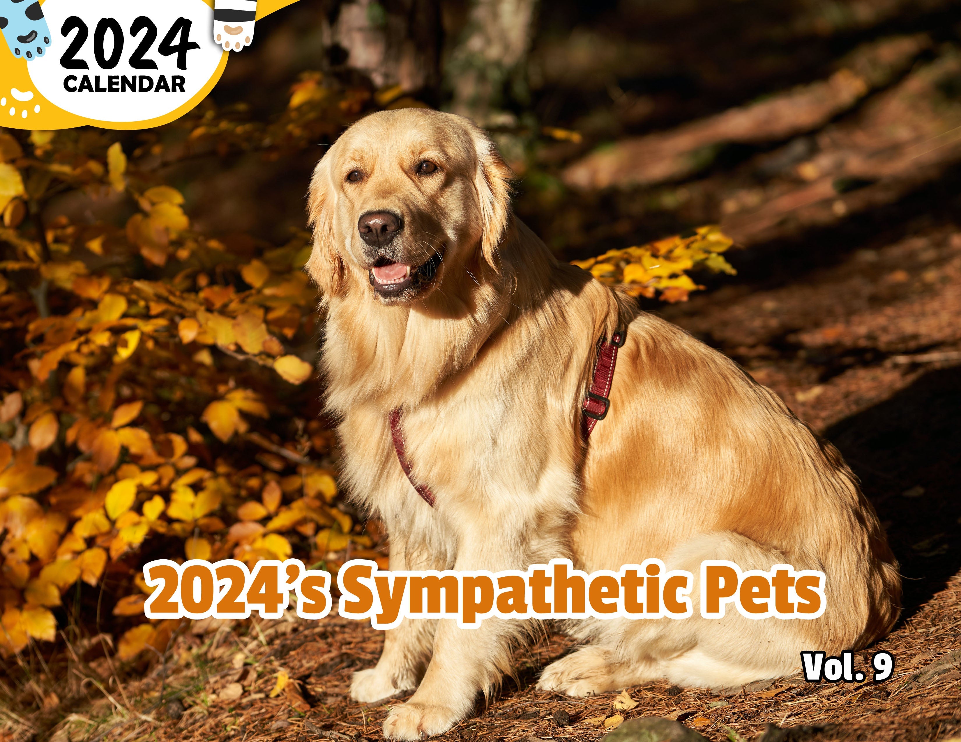 2024's Sympathetic Pets Volume Nine: 2024 Wall Calendar (Published)