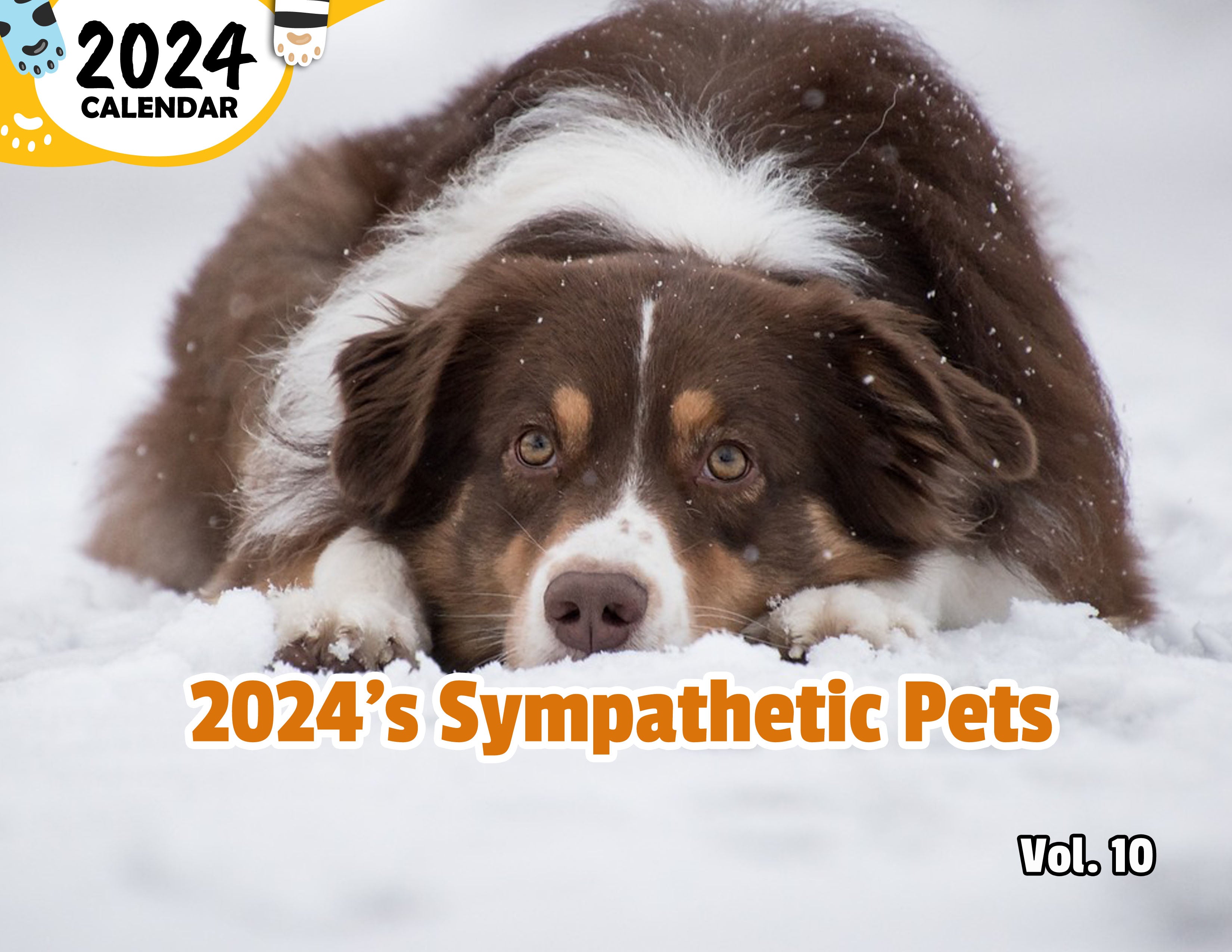 2024's Sympathetic Pets Volume Ten: 2024 Wall Calendar (Published)