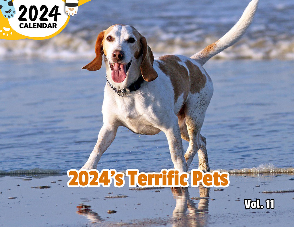 2024's Terrific Pets Volume Eleven: 2024 Wall Calendar (Published)