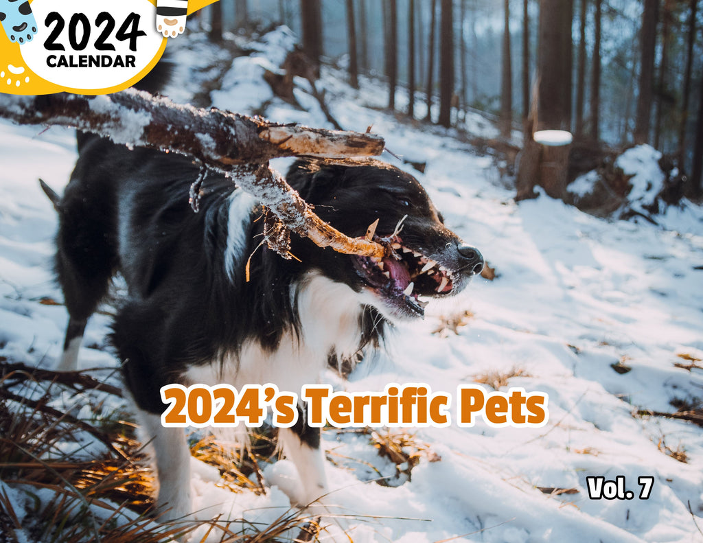 2024's Terrific Pets Volume Seven: 2024 Wall Calendar (Published)