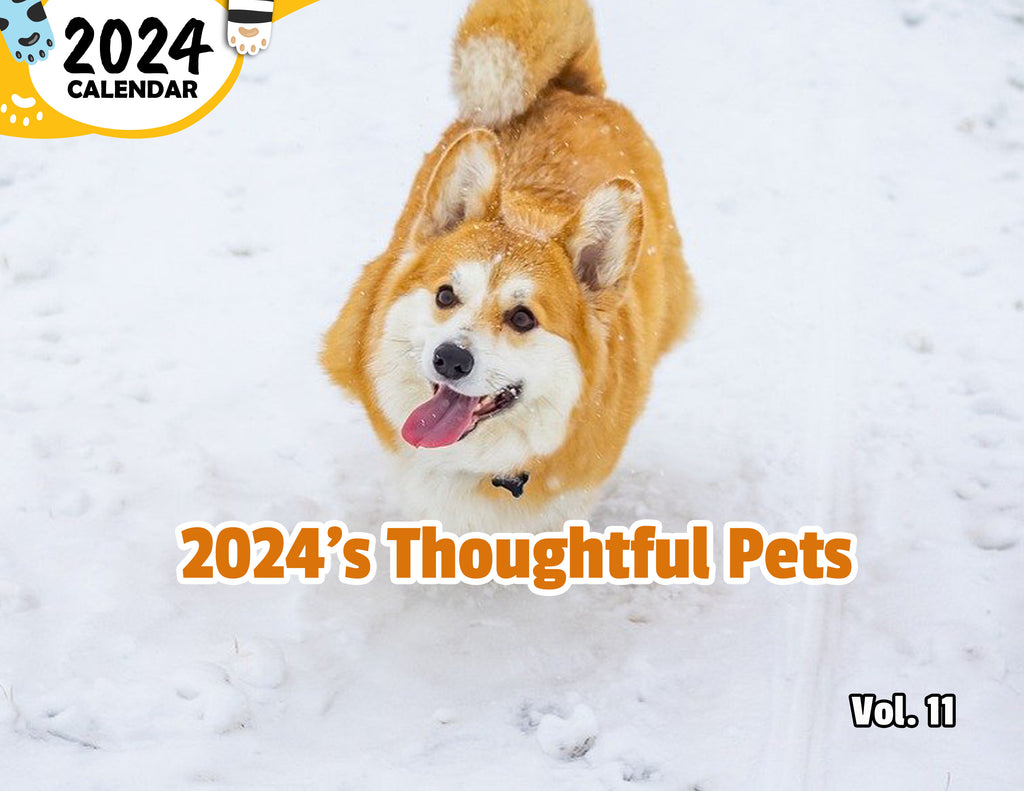 2024's Thoughtful Pets Volume Eleven: 2024 Wall Calendar (Published)