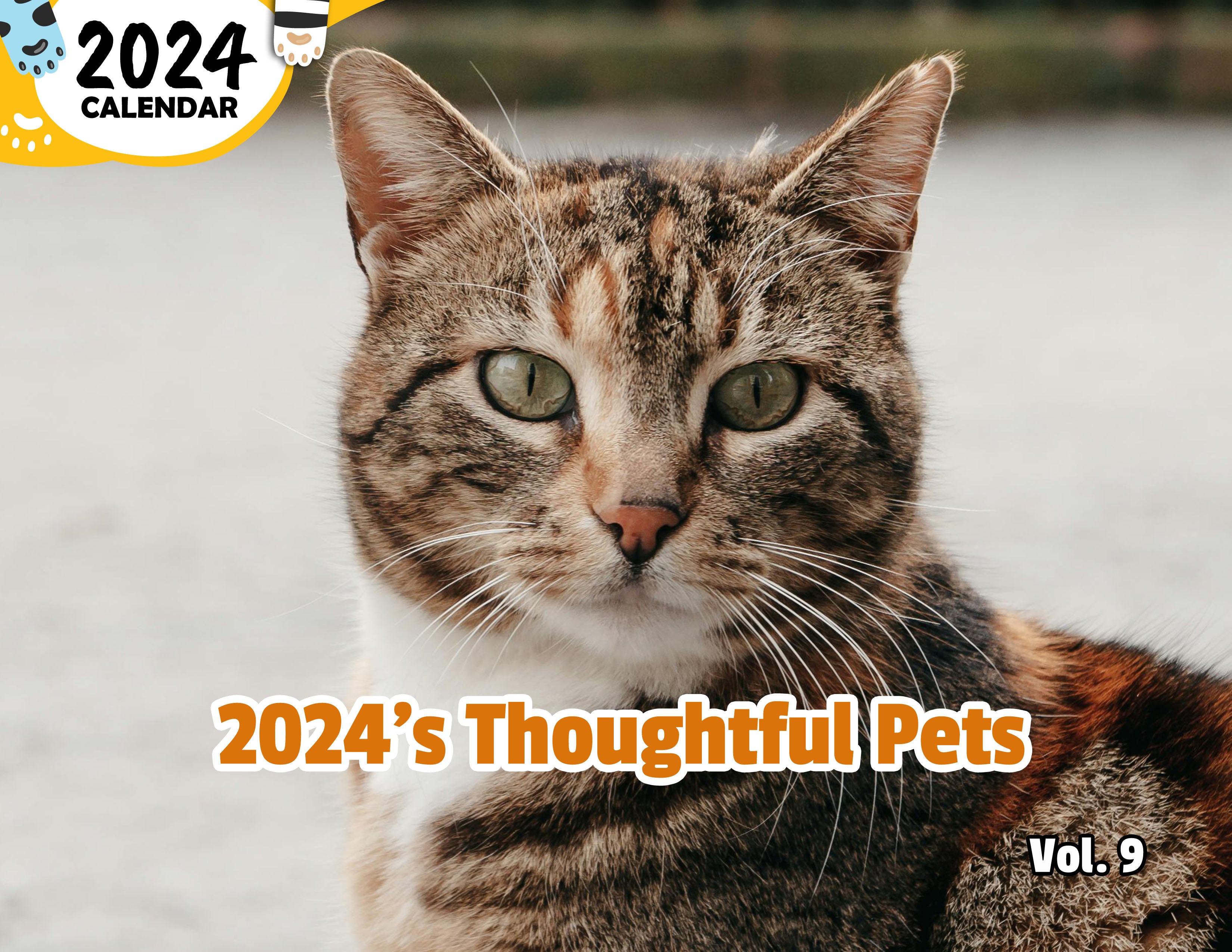 2024's Thoughtful Pets Volume Nine: 2024 Wall Calendar (Published)