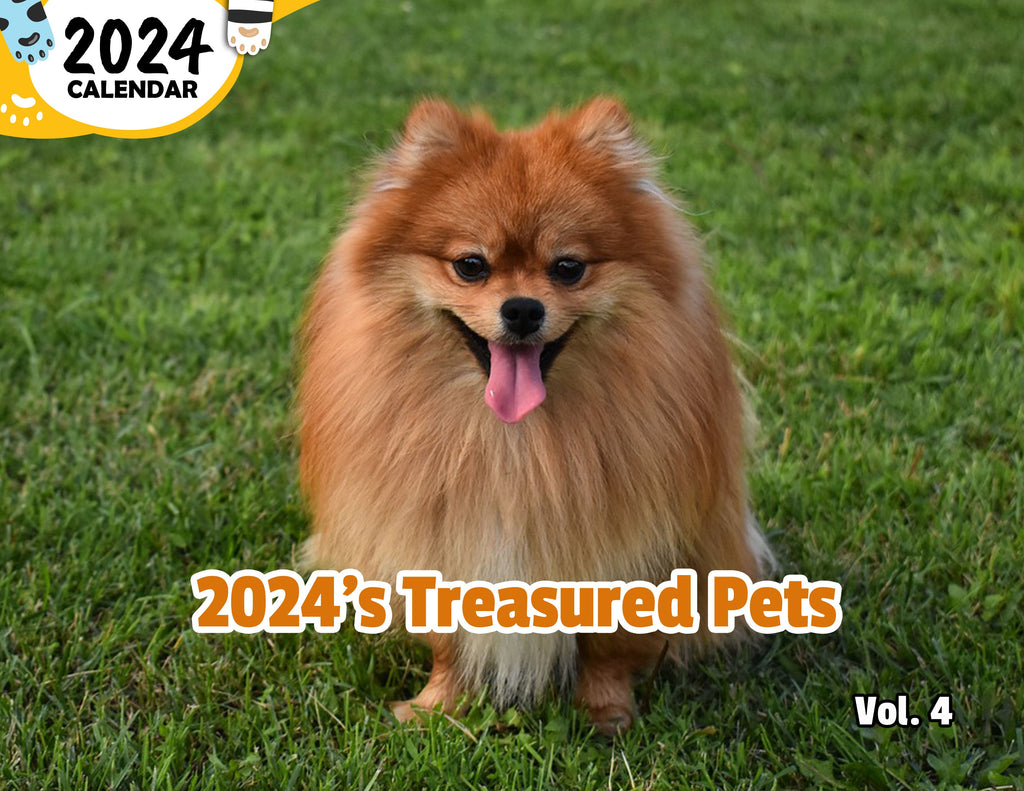 2024's Treasured Pets Volume Four: 2024 Wall Calendar (Published)