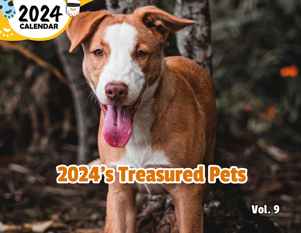 2024's Treasured Pets Volume Nine: 2024 Wall Calendar (Published)
